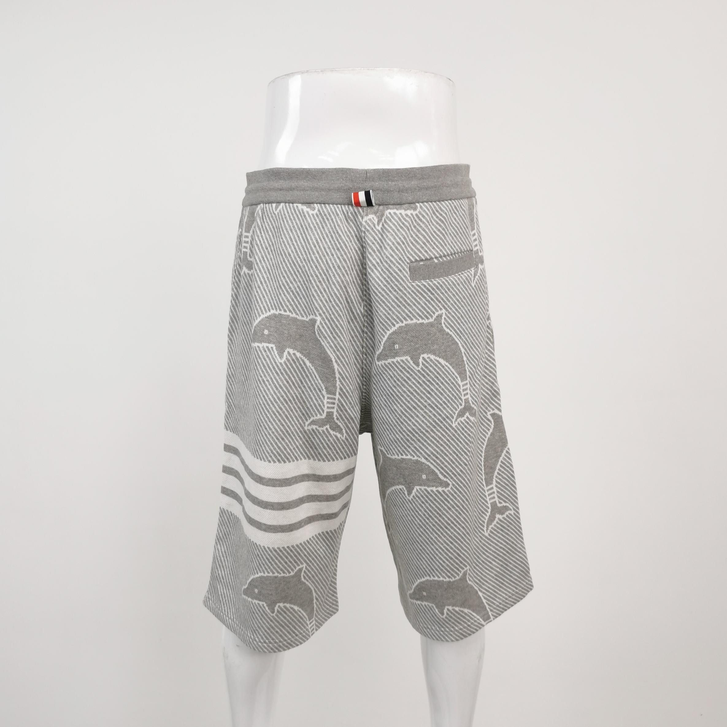 Thom Browne Thom Browne Dolphin Jacquard Shorts Size 4 Size US 36 / EU 52 - 2 Thumbnail