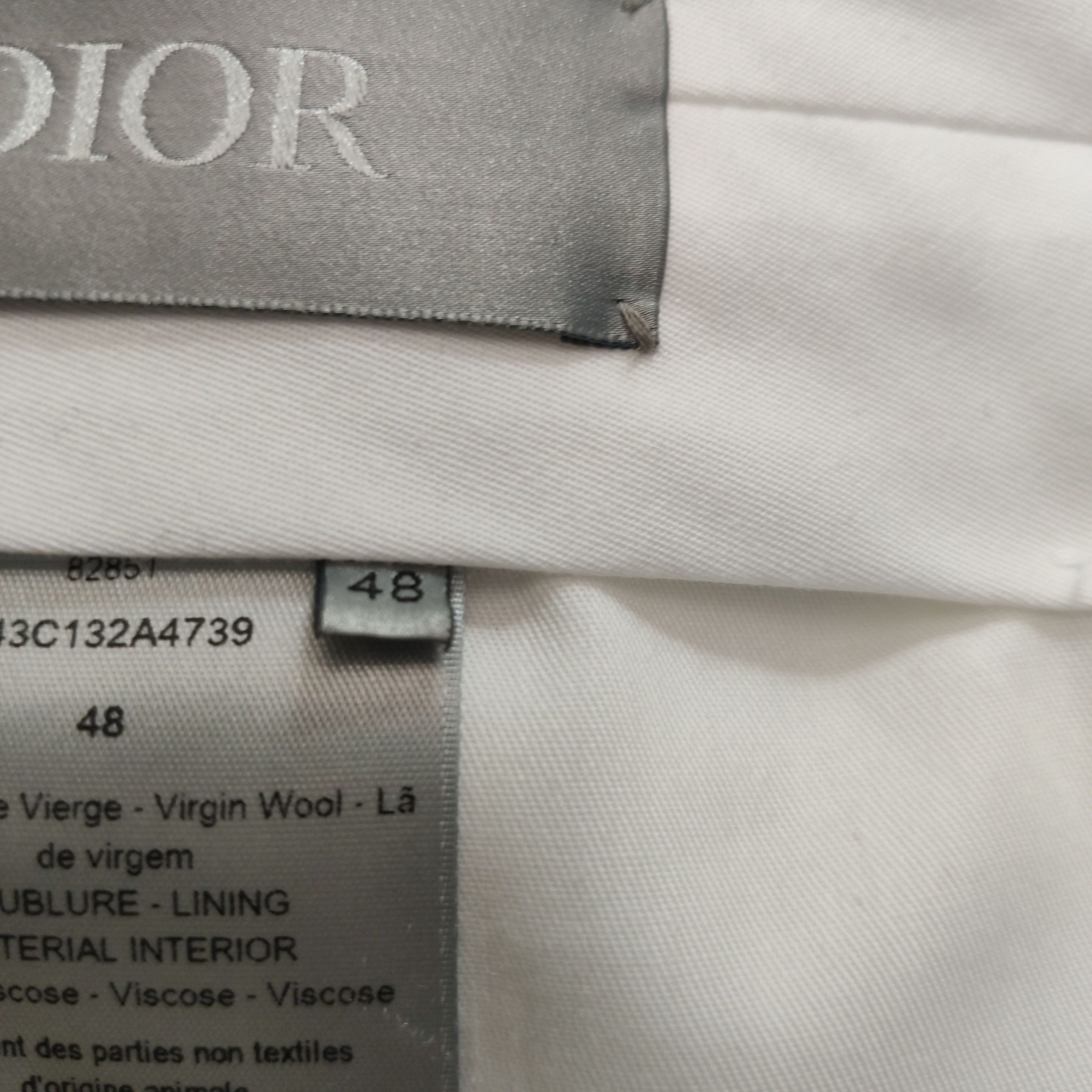 Dior Dior Gray Virgin Wool Casual Pants Size 32 Size US 32 / EU 48 - 5 Thumbnail