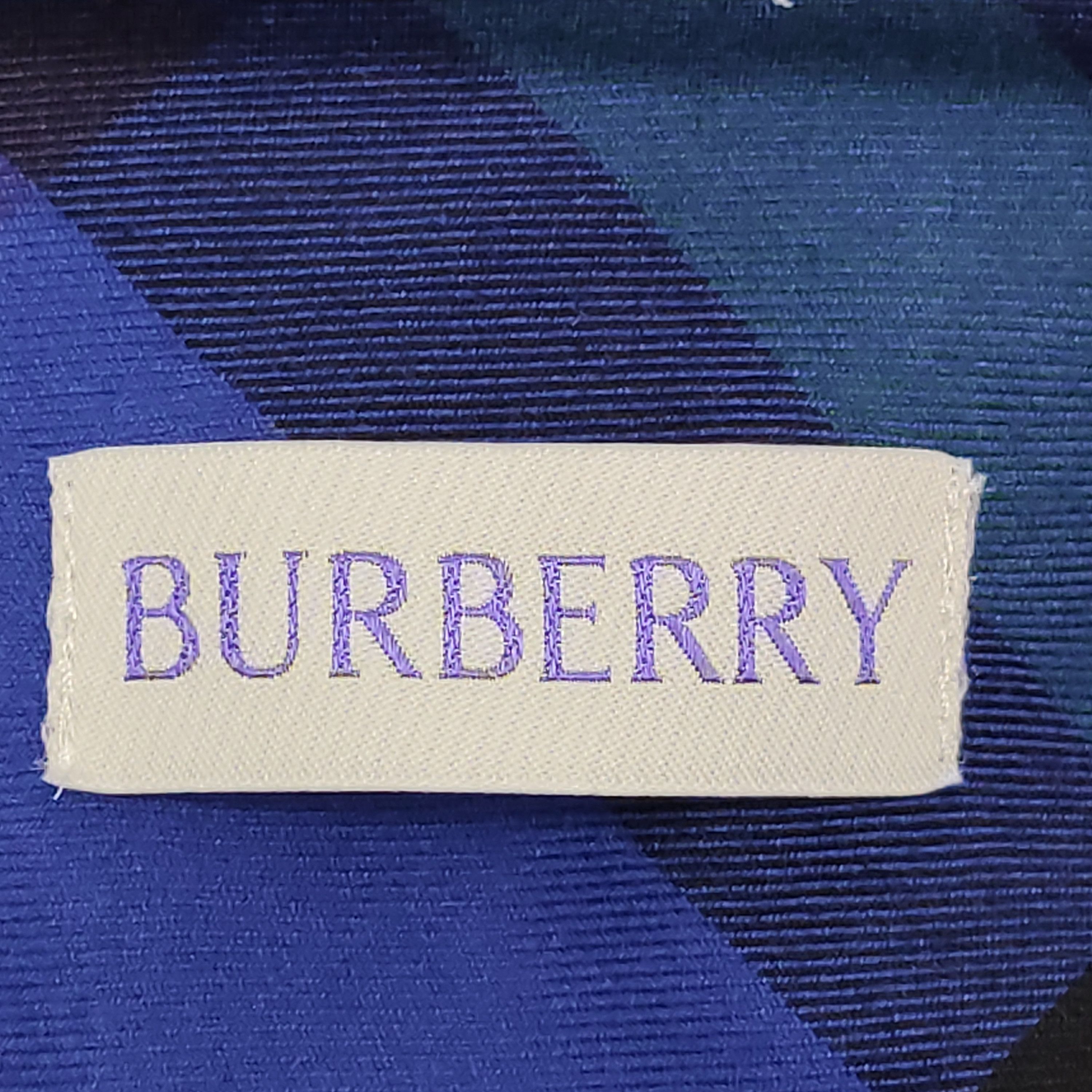 Burberry Burberry Blue Plaid Cotton Short Sleeve Shirt Size S Size US S / EU 44-46 / 1 - 6 Thumbnail