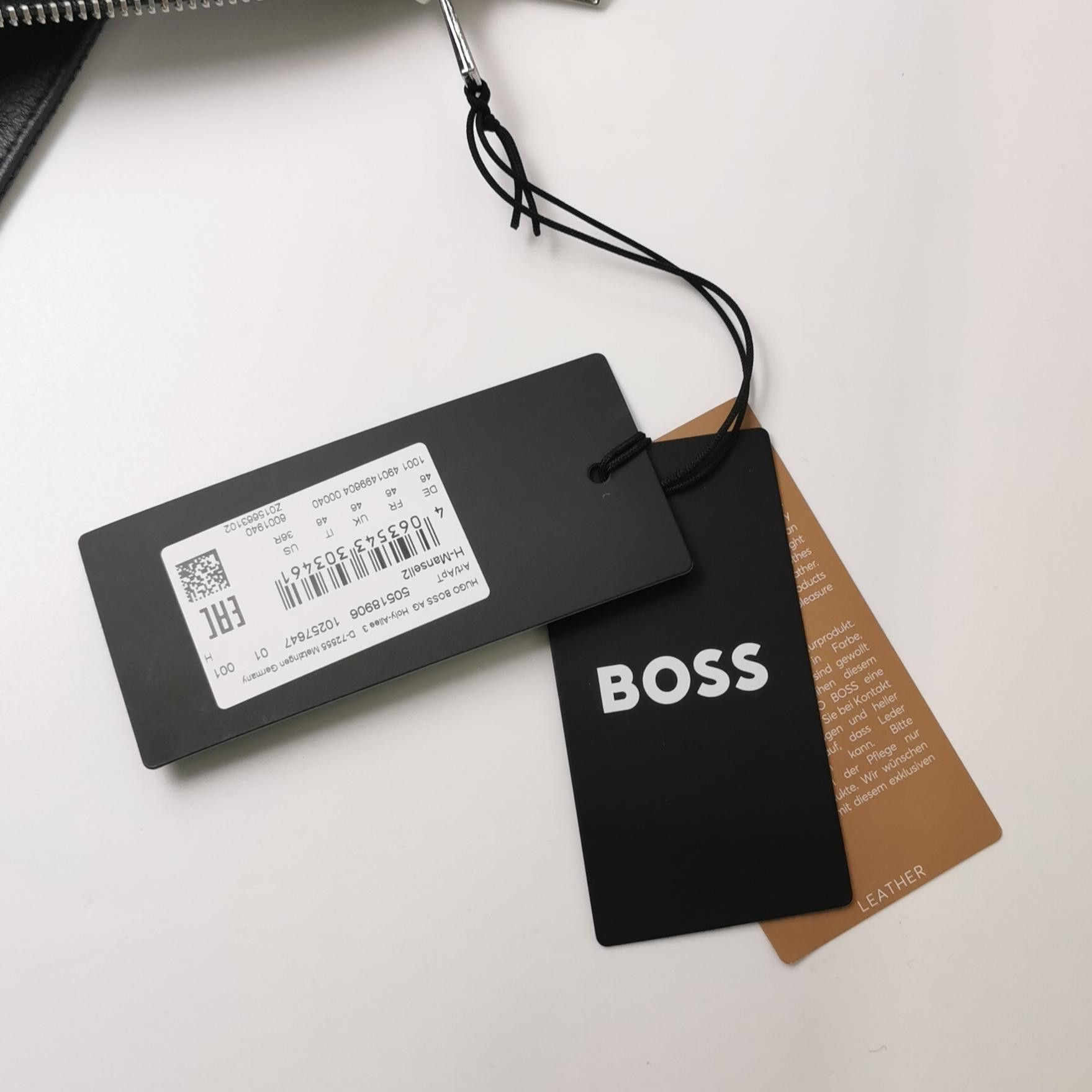 Hugo Boss Hugo Boss Lambskin Zip-Up Leather Jacket IT 46 Size US S / EU 44-46 / 1 - 4 Thumbnail