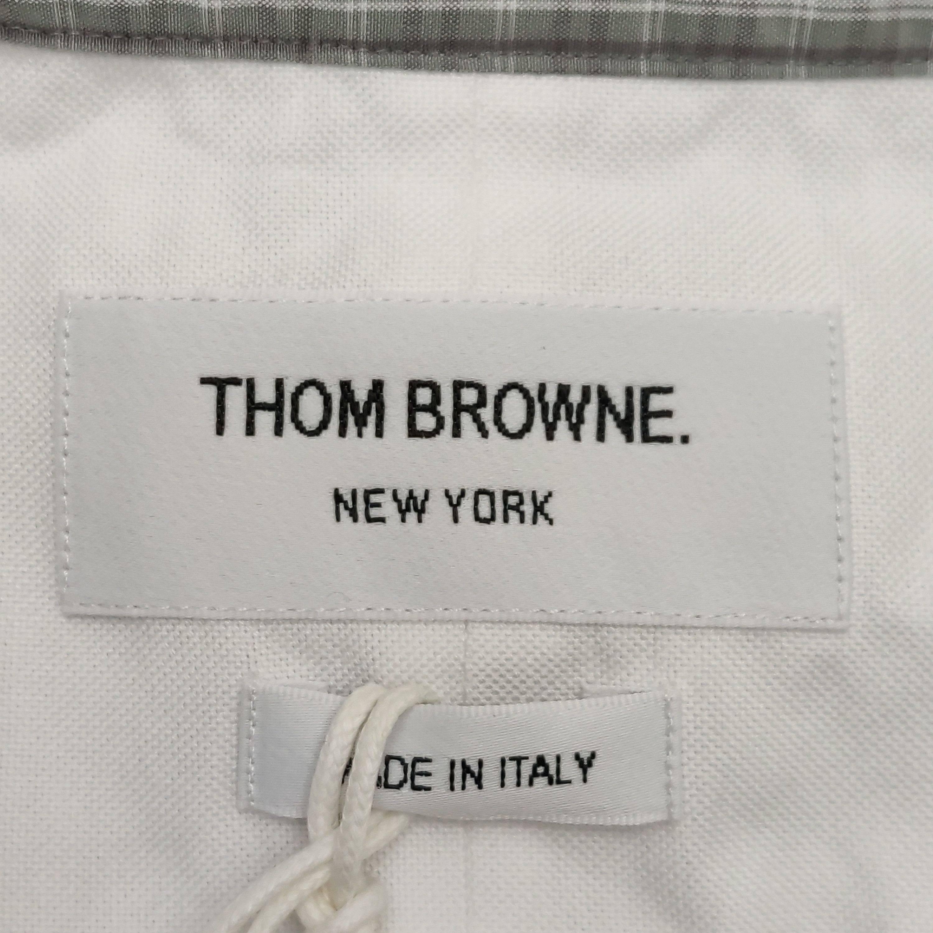 Thom Browne Thom Browne Check Panel Oxford Shirt Size 4 Size US XL / EU 56 / 4 - 10 Thumbnail