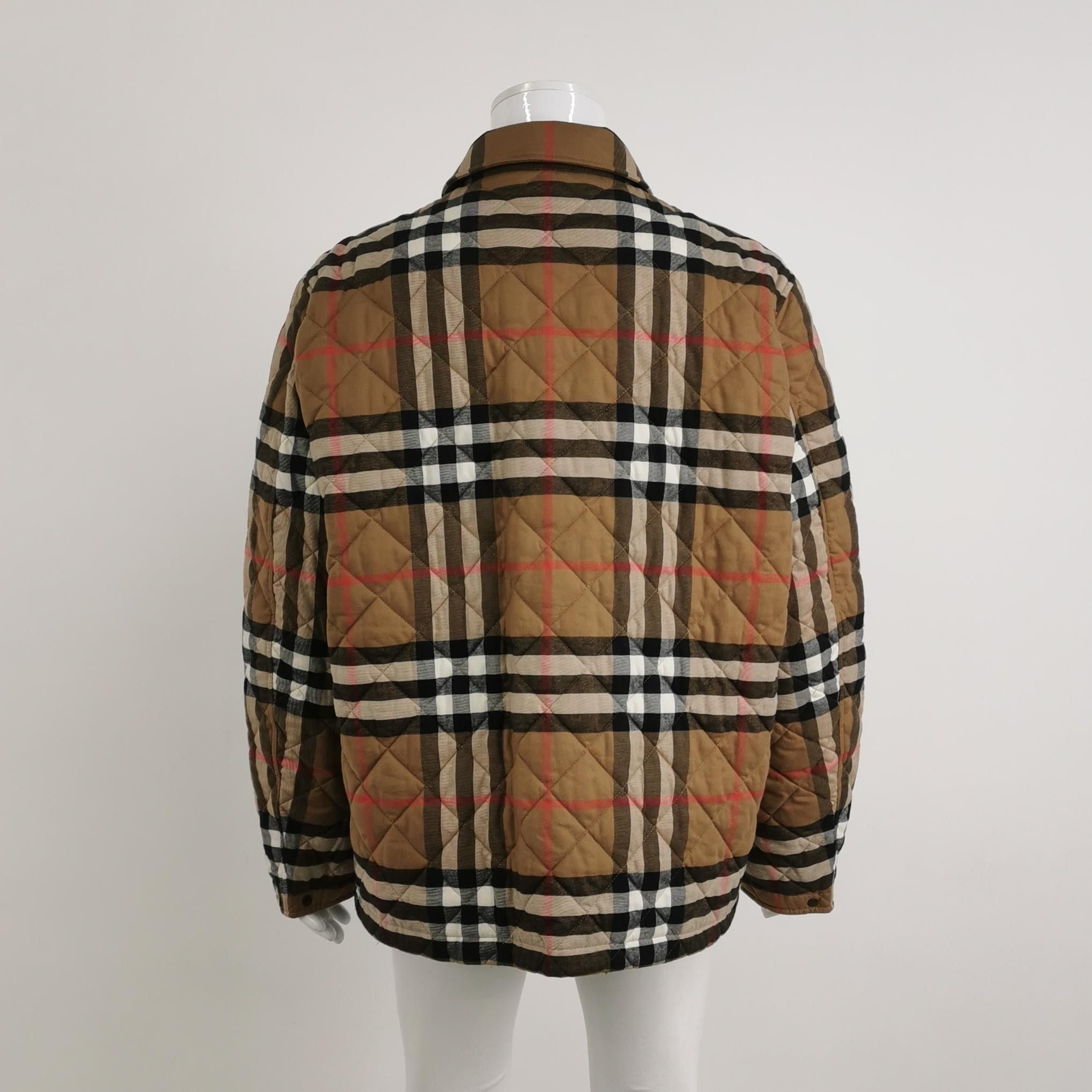 Burberry Burberry Quilted Check Light Jacket XL Size US XL / EU 56 / 4 - 2 Thumbnail
