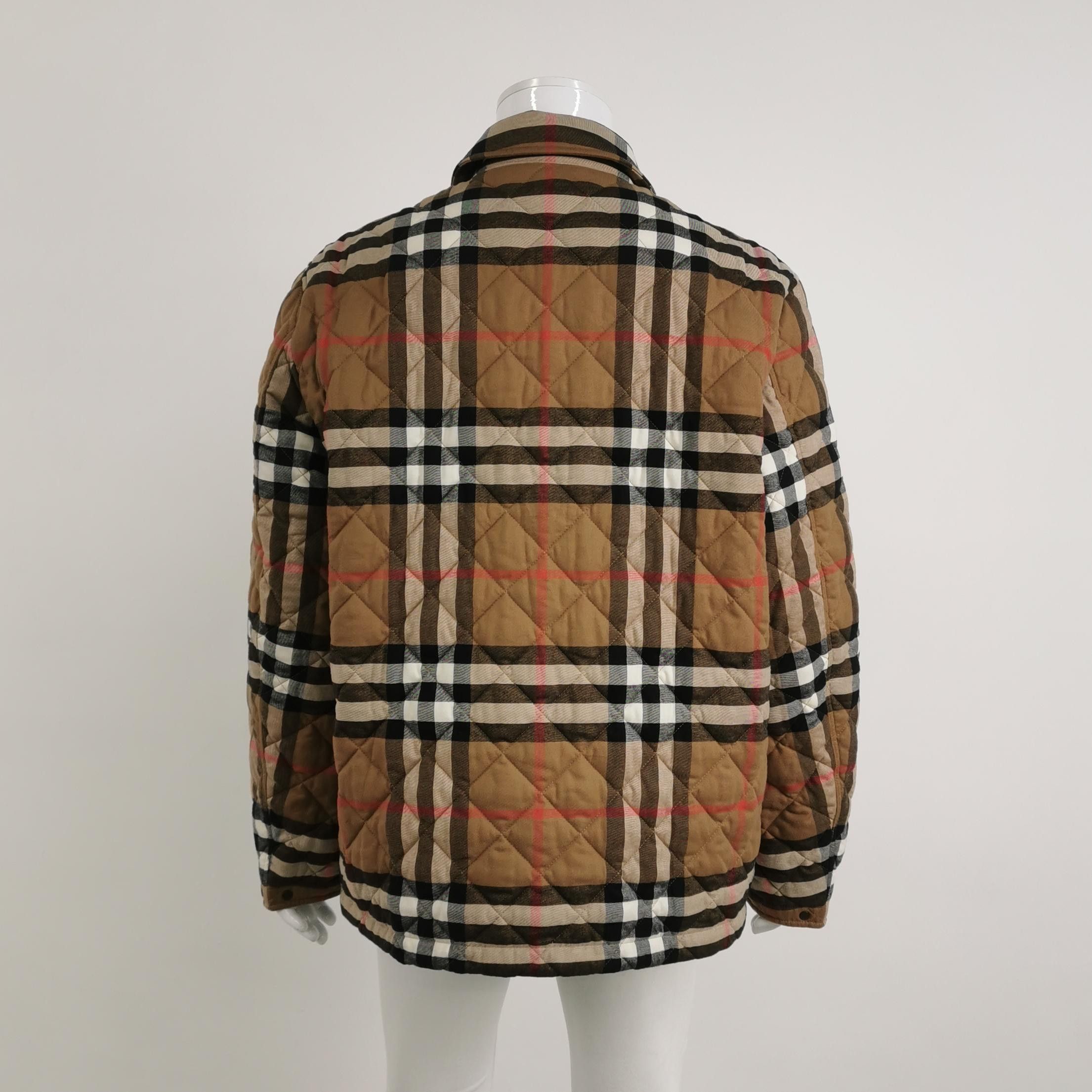 Burberry Burberry Check Quilted Shirt Jacket Size XL Size US XL / EU 56 / 4 - 2 Thumbnail