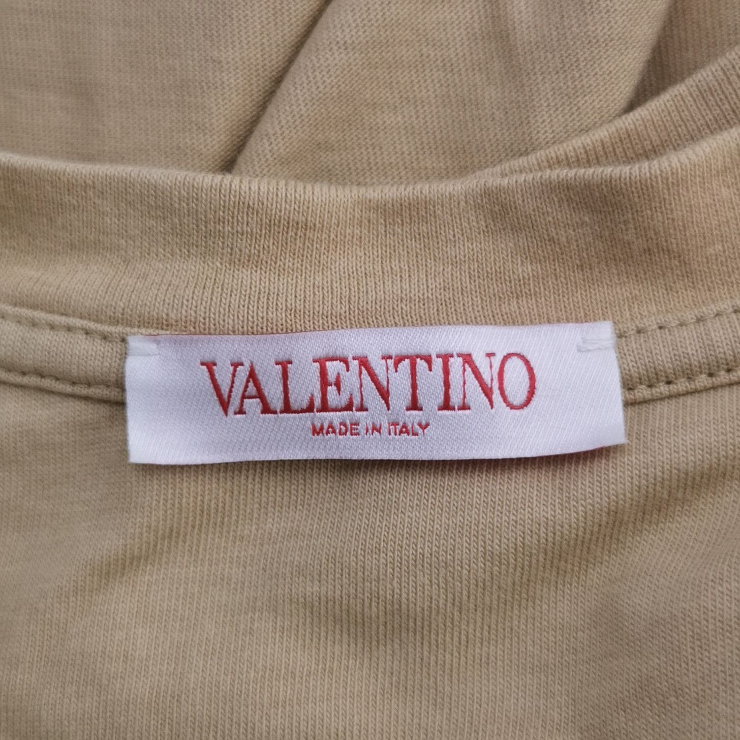 Valentino Valentino Logo Print Cotton T-Shirt Size L Size US L / EU 52-54 / 3 - 5 Thumbnail
