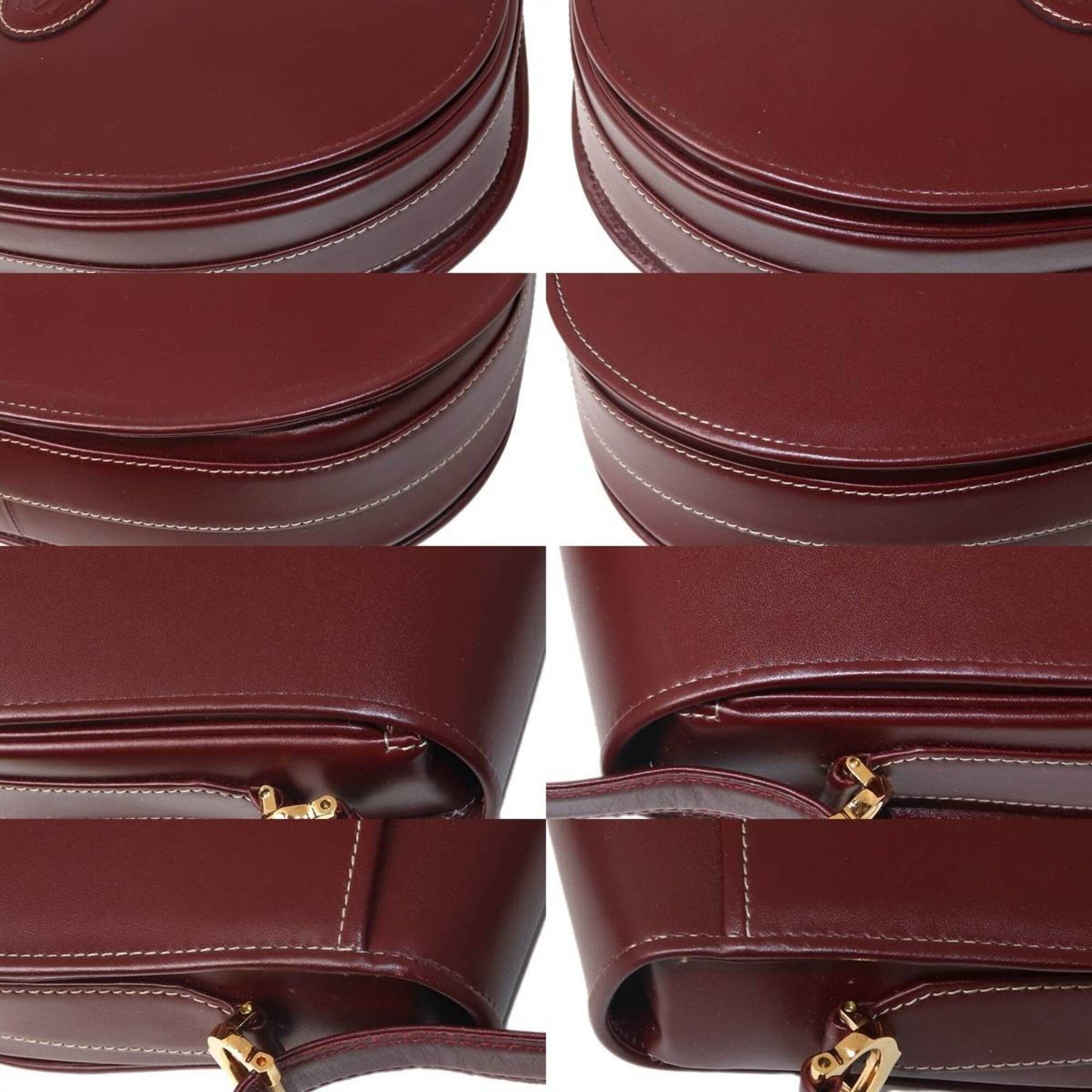 Cartier Cartier shoulder bag, Must line, Bordeaux leather Size ONE SIZE - 6 Thumbnail