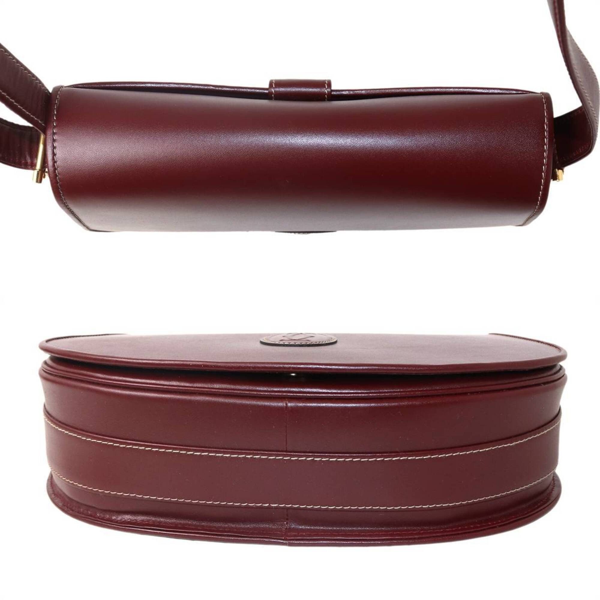 Cartier Cartier shoulder bag, Must line, Bordeaux leather Size ONE SIZE - 5 Thumbnail