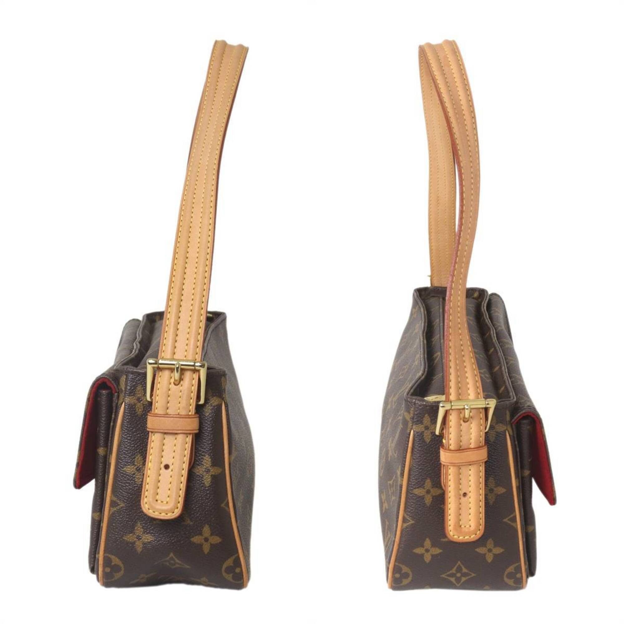 Louis Vuitton LOUIS VUITTON VivaCite MM Handbag, Monogram Brown, M51164 DU0086 Size ONE SIZE - 4 Thumbnail