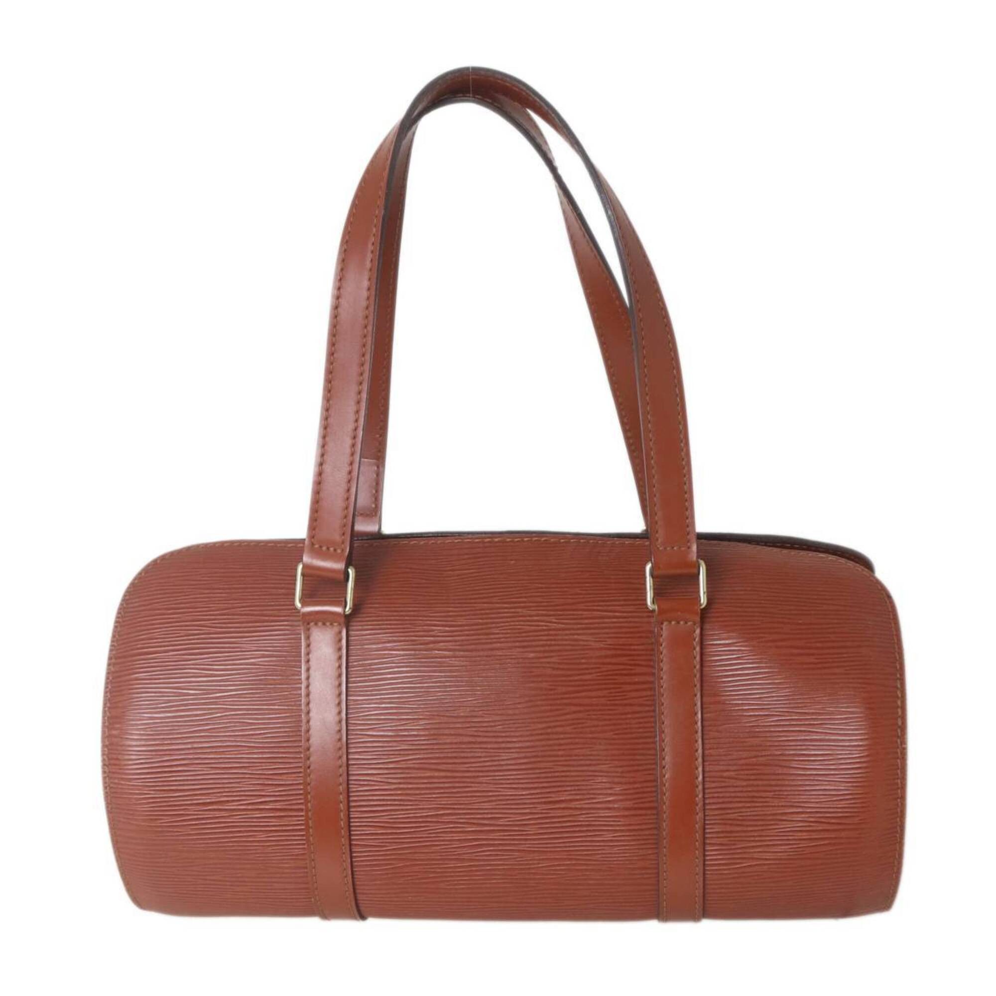 Louis Vuitton LOUIS VUITTON Soufflot Handbag, Epi Leather, Kenya Brown, M52223 AR0948 Size ONE SIZE - 3 Thumbnail