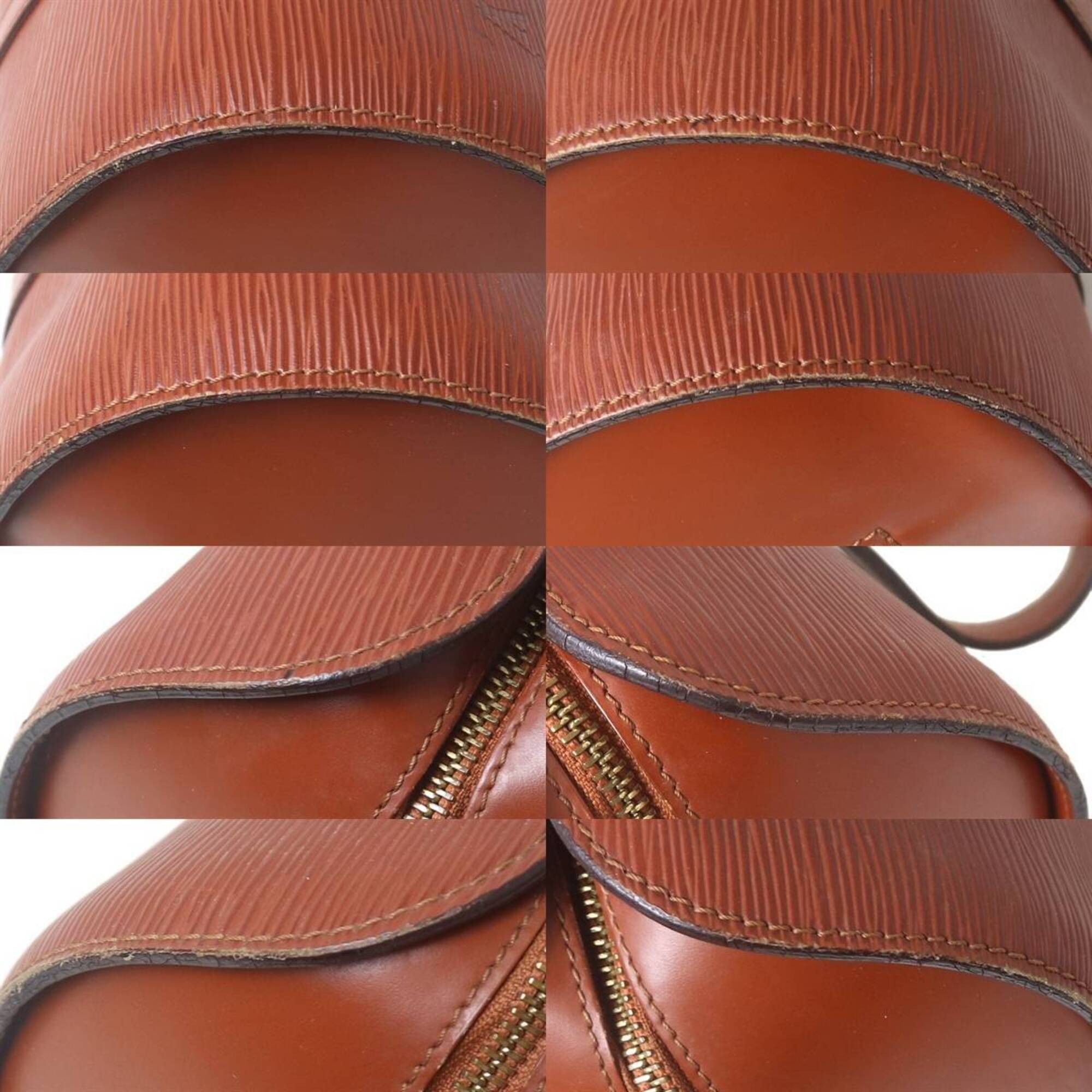 Louis Vuitton LOUIS VUITTON Soufflot Handbag, Epi Leather, Kenya Brown, M52223 AR0948 Size ONE SIZE - 6 Thumbnail