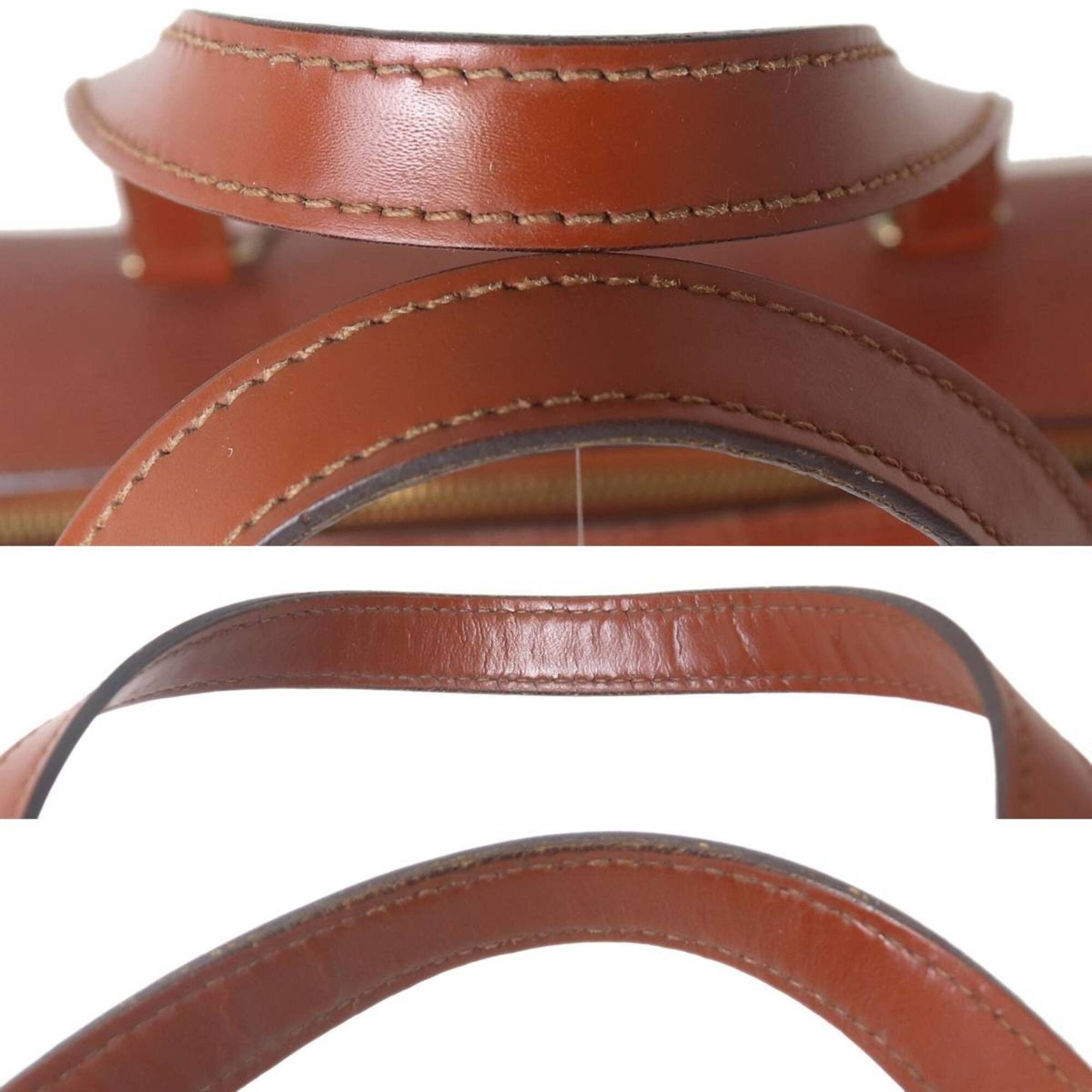 Louis Vuitton LOUIS VUITTON Soufflot Handbag, Epi Leather, Kenya Brown, M52223 AR0948 Size ONE SIZE - 7 Thumbnail