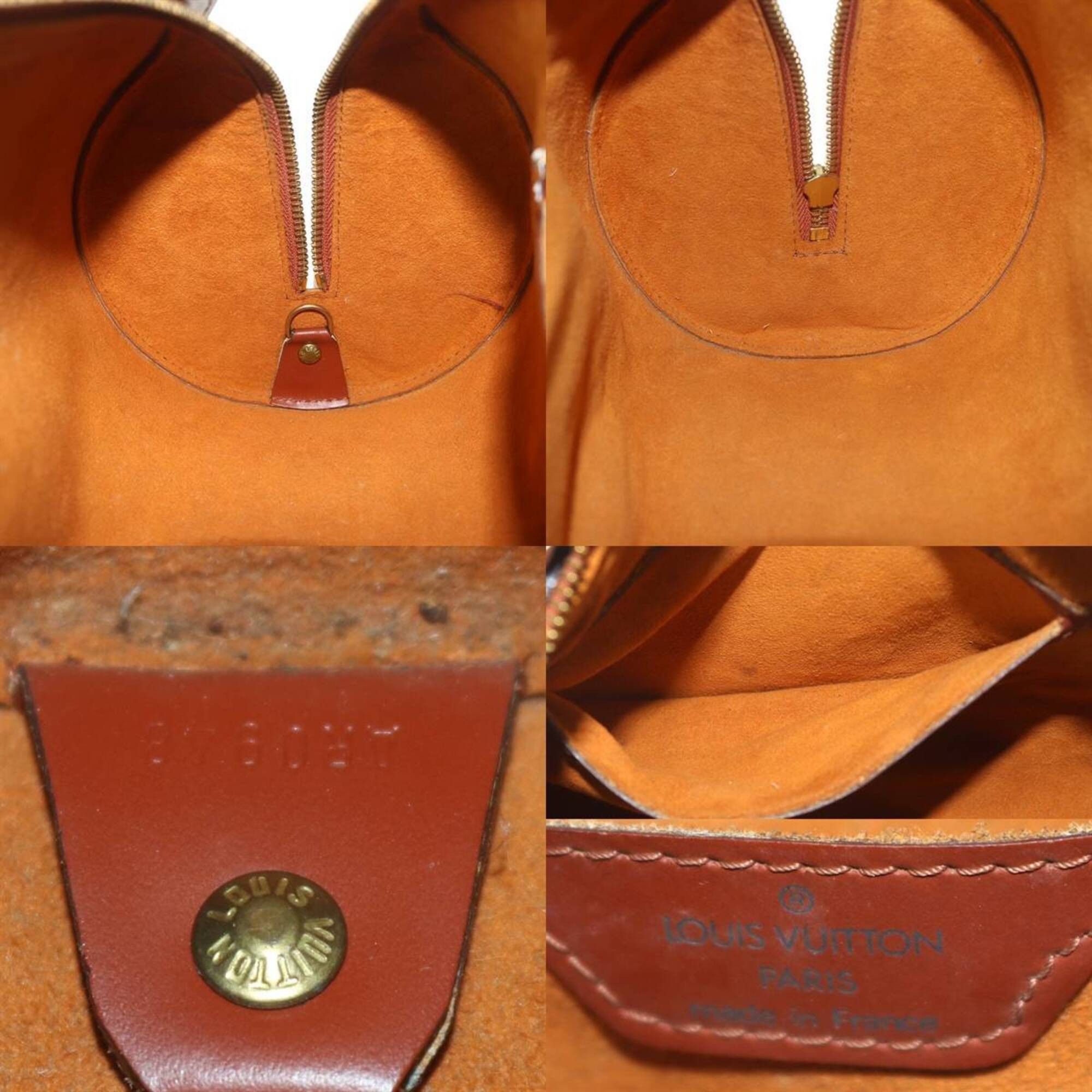 Louis Vuitton LOUIS VUITTON Soufflot Handbag, Epi Leather, Kenya Brown, M52223 AR0948 Size ONE SIZE - 10 Thumbnail