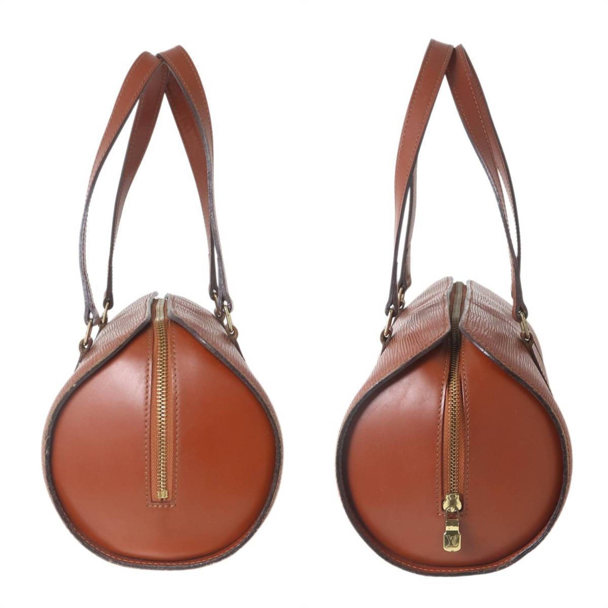 Louis Vuitton LOUIS VUITTON Soufflot Handbag, Epi Leather, Kenya Brown, M52223 AR0948 Size ONE SIZE - 4 Thumbnail