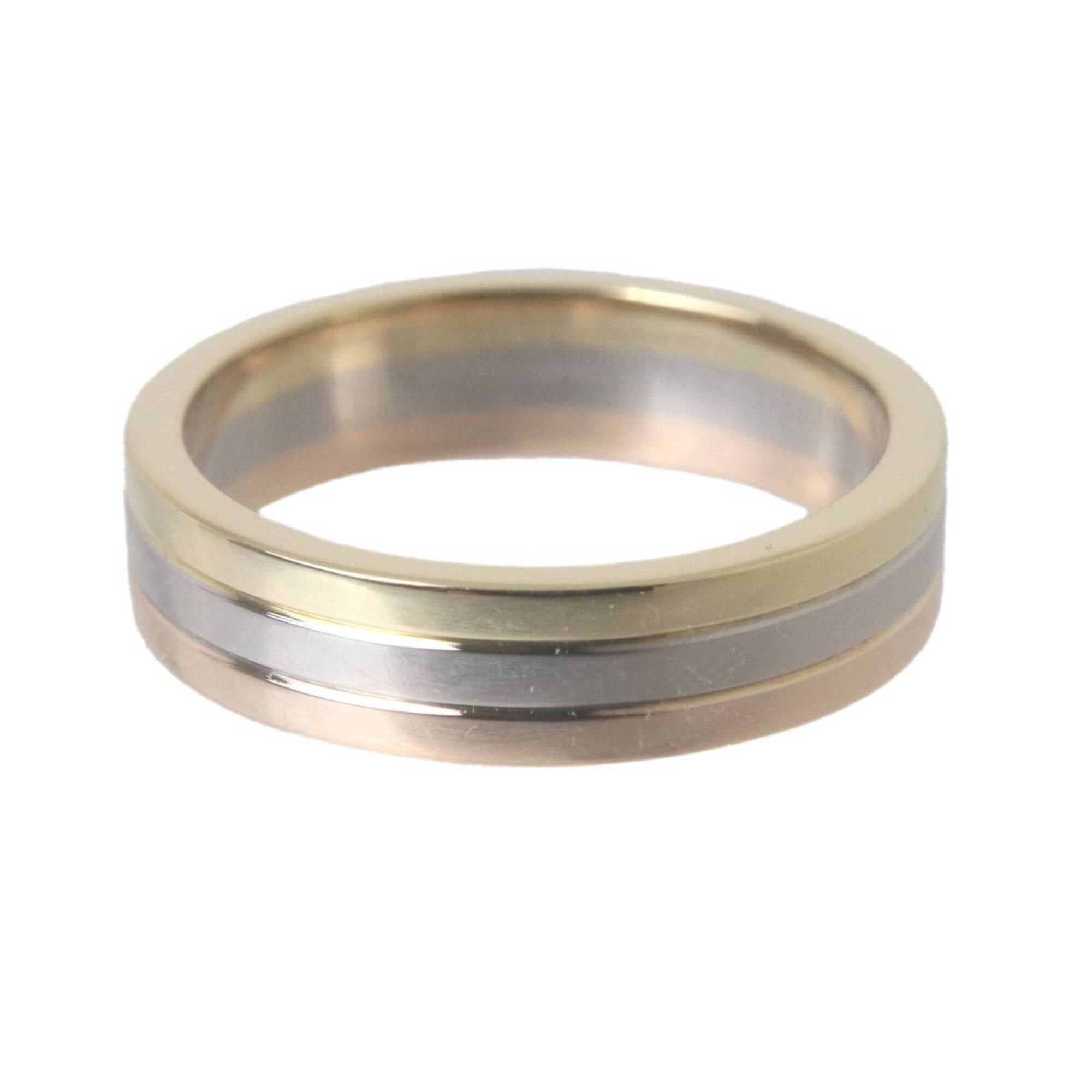 Cartier Cartier Tricolor Ring, Size 53, ULR049, Au750, 18K Gold (YG, PG, WG), 6.3g, 13 Size ONE SIZE - 6 Thumbnail