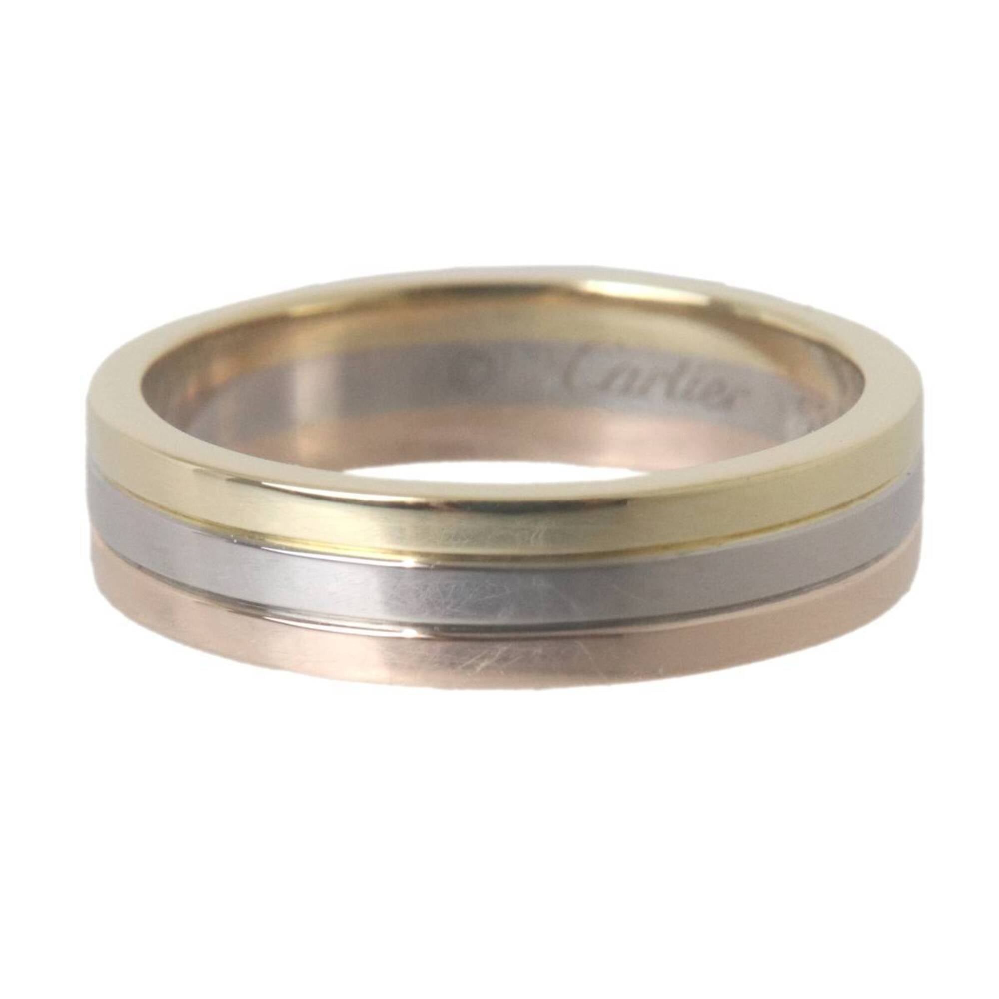 Cartier Cartier Tricolor Ring, Size 53, ULR049, Au750, 18K Gold (YG, PG, WG), 6.3g, 13 Size ONE SIZE - 5 Thumbnail