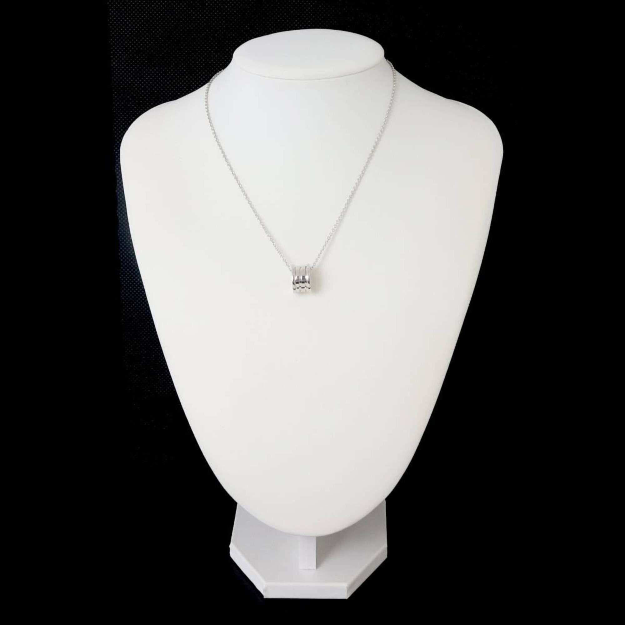 Bvlgari BVLGARI B-zero1 pendant necklace, MADE IN ITALY, 750 18K white gold, 11.2g, 40.5cm. Size ONE SIZE - 8 Thumbnail