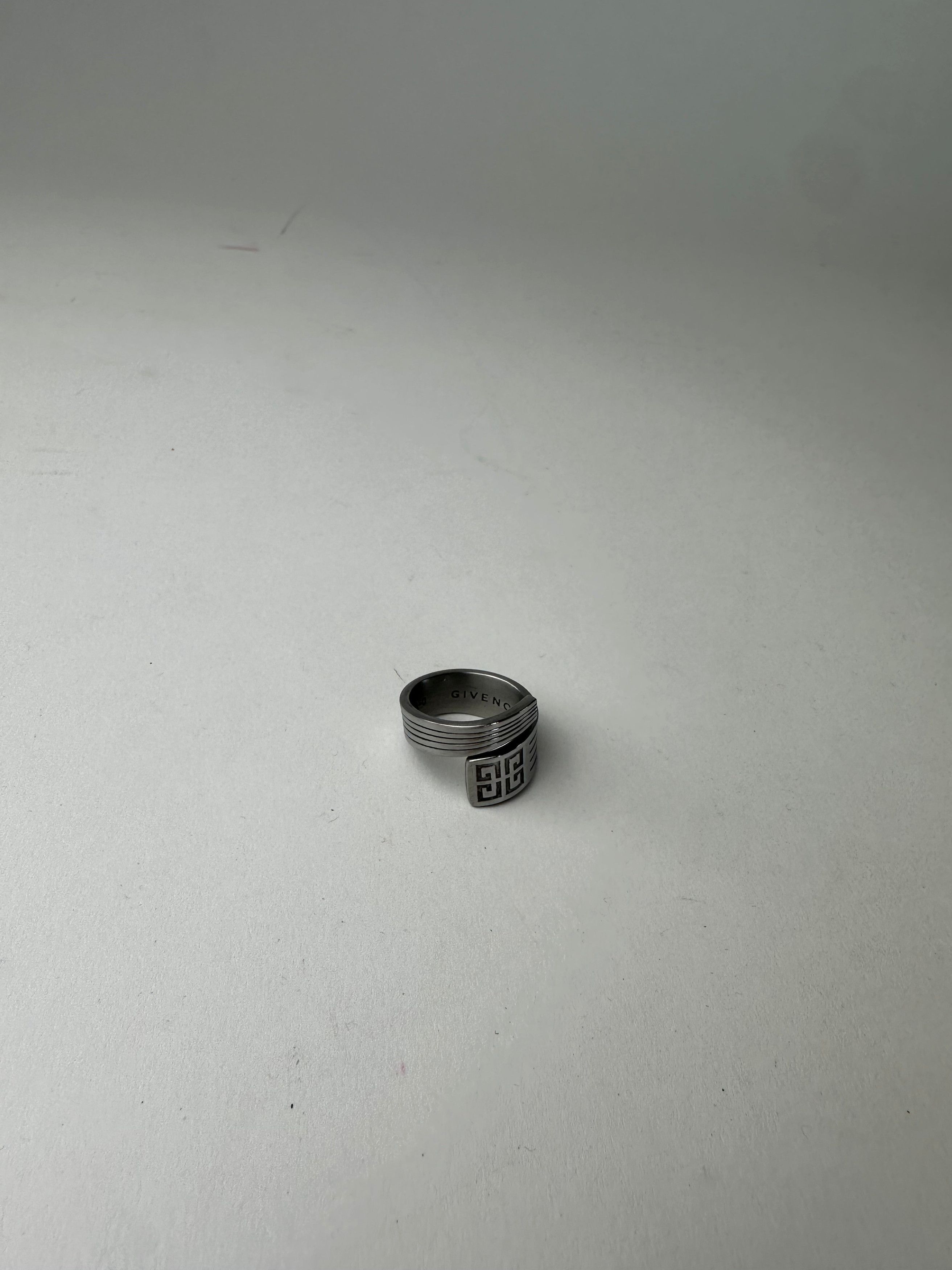 Givenchy Vintage Steel Ring Anthracite Size ONE SIZE - 2 Thumbnail