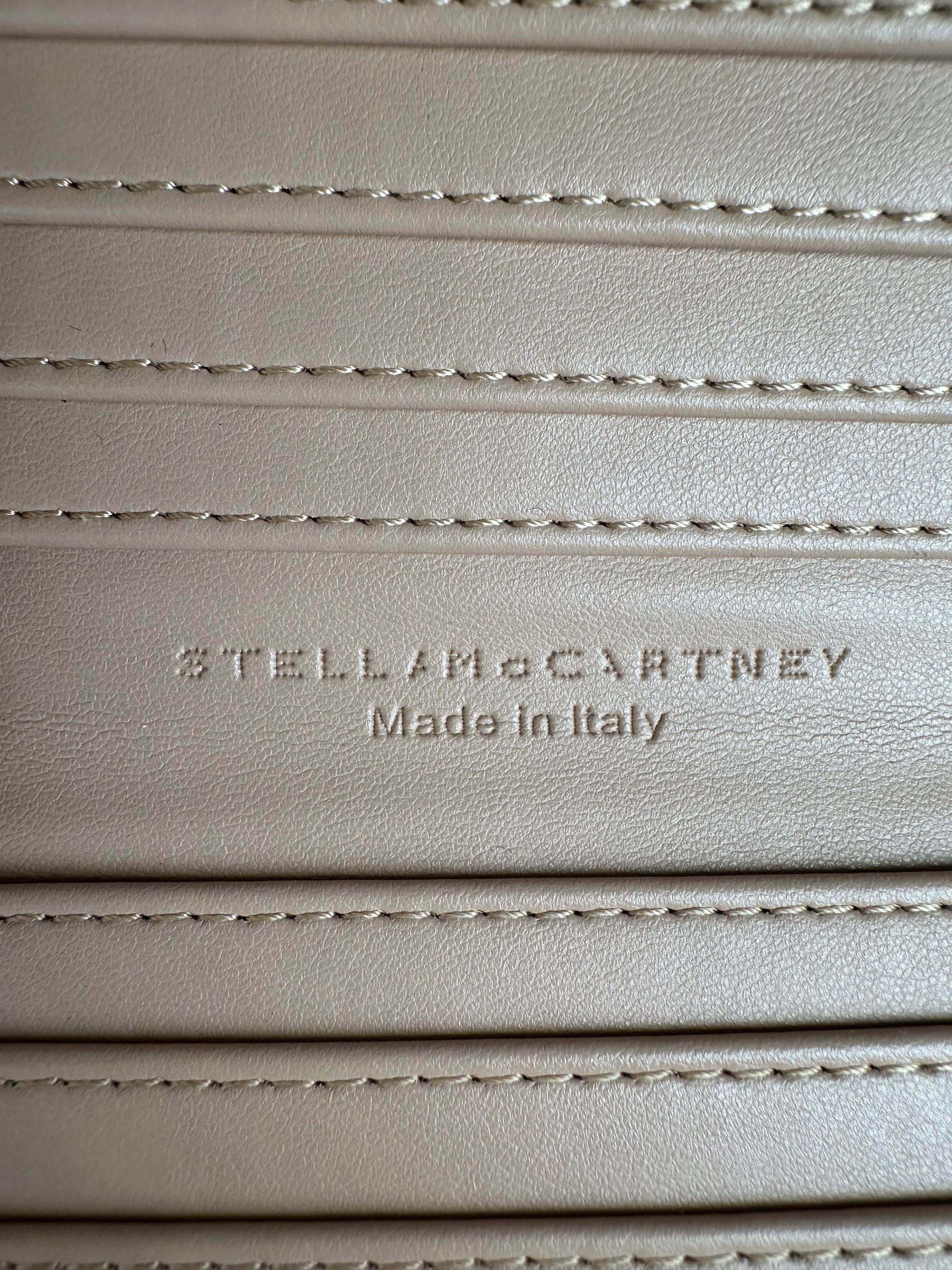 Stella McCartney Vintage Falabella Vegan Leather Compact Zip Wallet Camel Size ONE SIZE - 4 Thumbnail