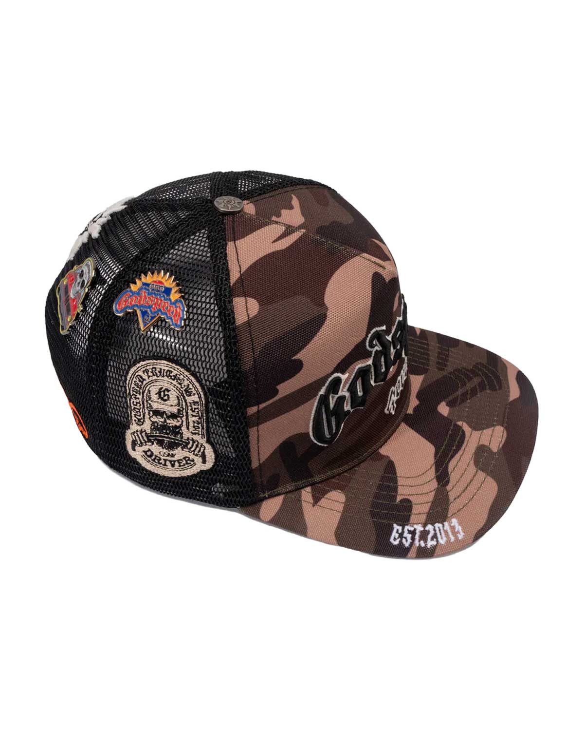 Godspeed Forever Trucker Hat Brown/Green Camo Size ONE SIZE - 2 Thumbnail