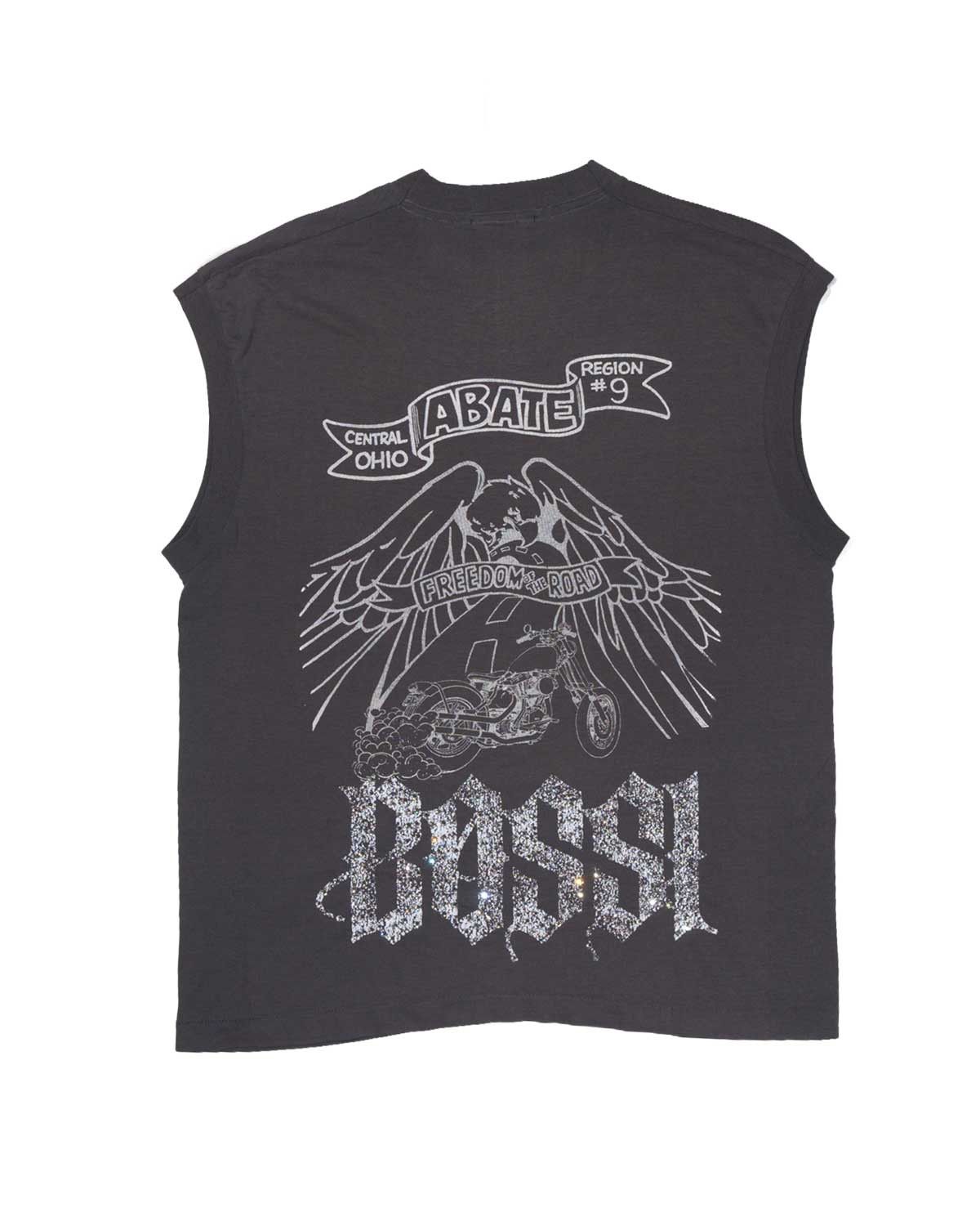 Other Bossi Vintage Rhinestone Sleeveless Tee Black Size US M / EU 48-50 / 2 - 2 Thumbnail