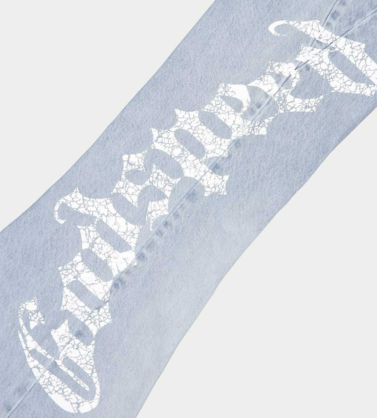 Godspeed OG Logo Flared Denim Printed Blue Size US 38 / EU 54 - 3 Thumbnail