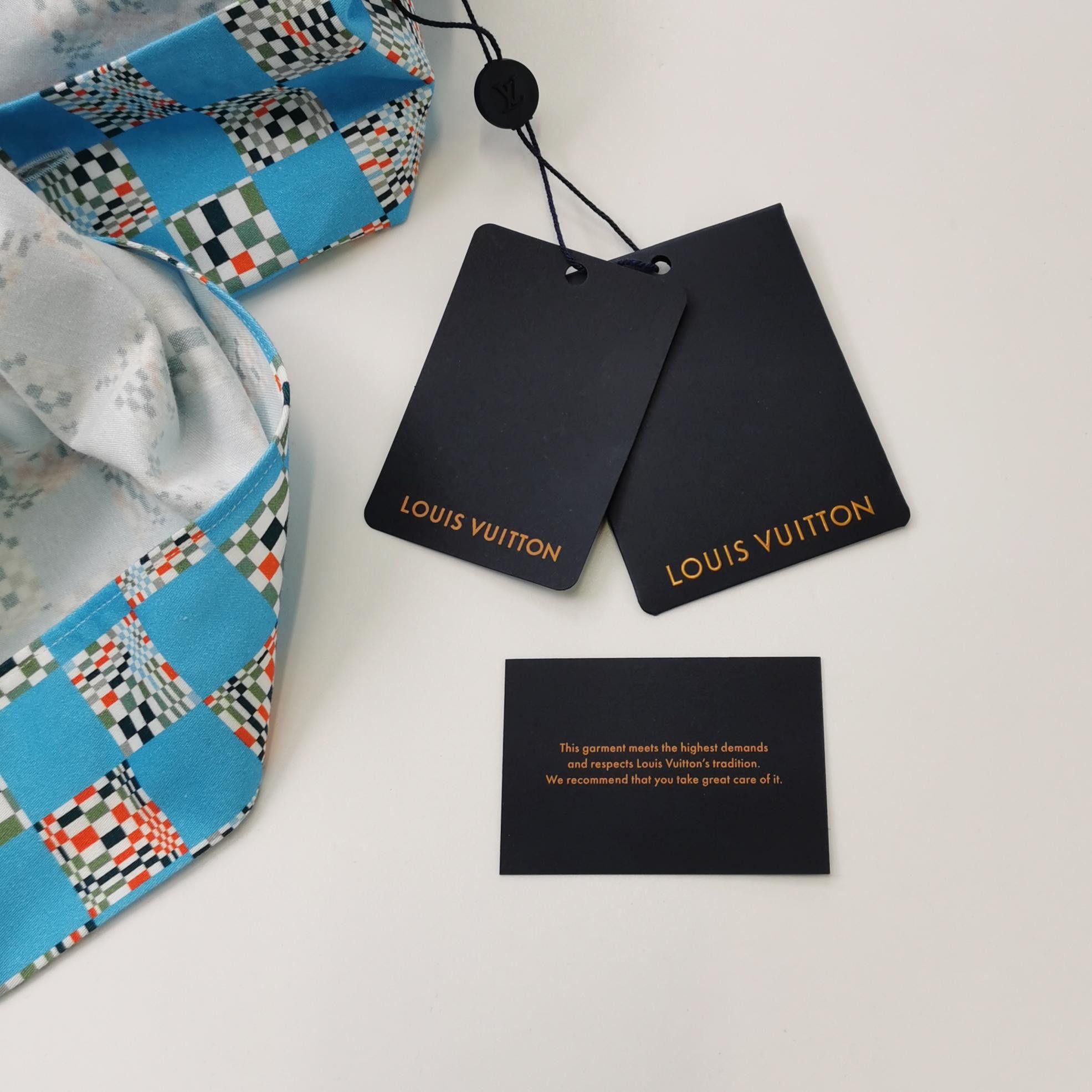 Louis Vuitton Louis Vuitton Damier Pixel Cotton Shirt Size L Size US L / EU 52-54 / 3 - 4 Thumbnail
