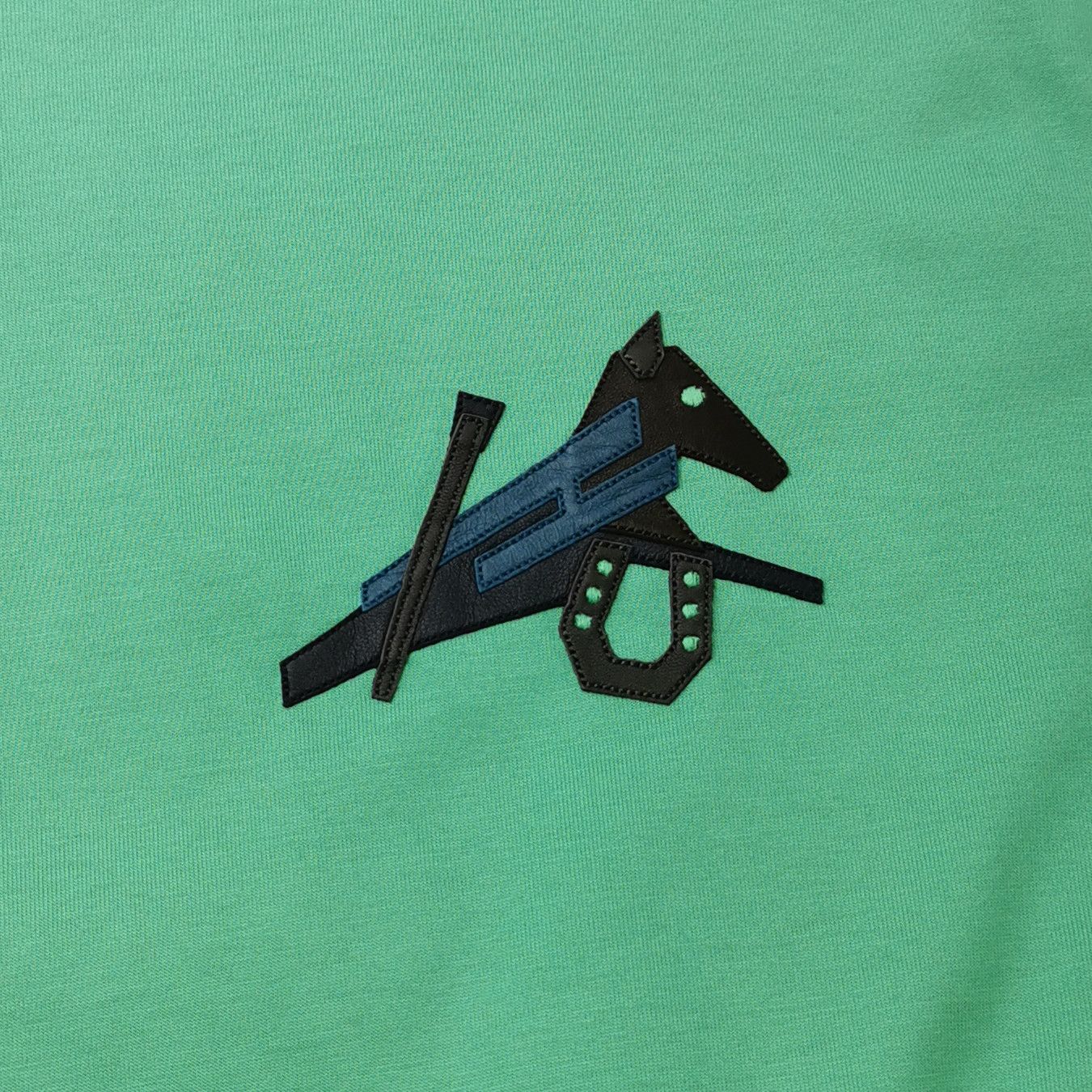 Hermes Hermes Patch Graphic Green T-Shirt Size M Size US M / EU 48-50 / 2 - 3 Thumbnail