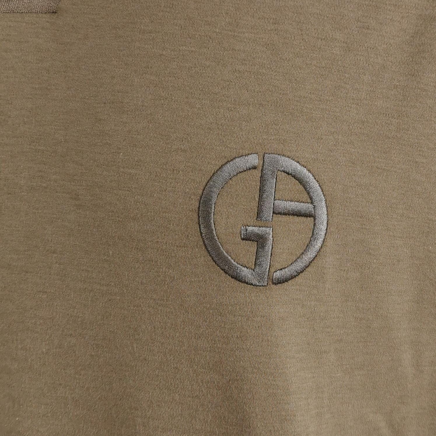 Giorgio Armani Giorgio Armani Cashmere Blend Logo Polo Shirt EU 48 Size US M / EU 48-50 / 2 - 3 Thumbnail