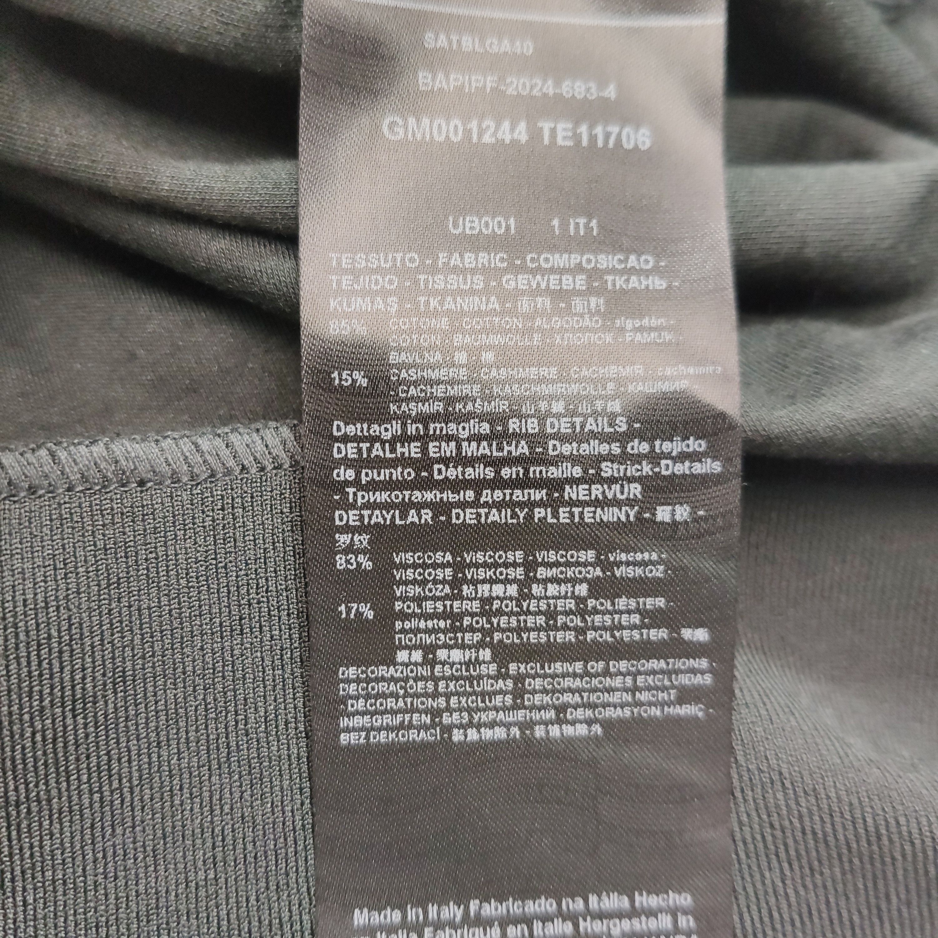 Giorgio Armani Giorgio Armani Cotton-Cashmere Polo Shirt EU 48 Size US M / EU 48-50 / 2 - 7 Thumbnail