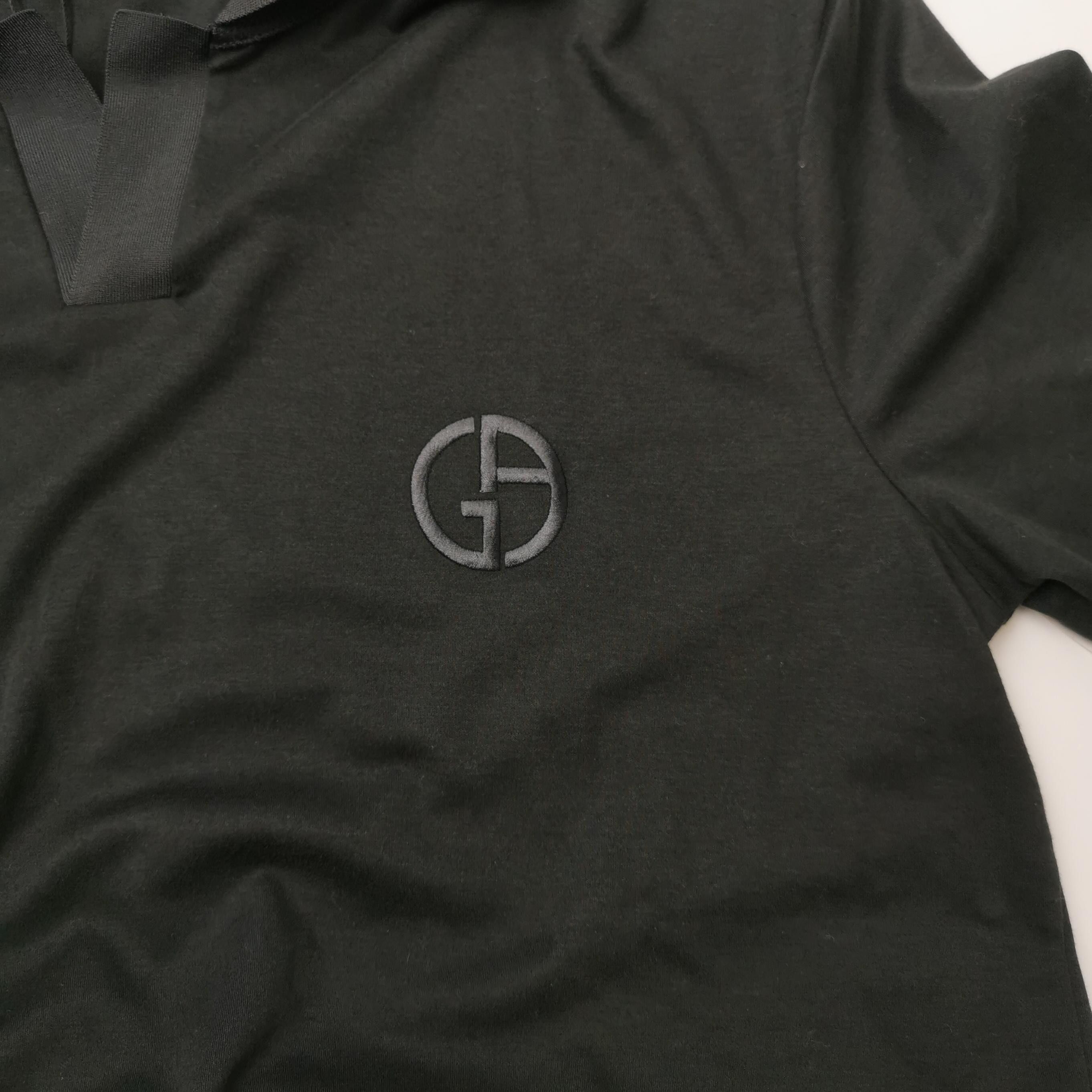 Giorgio Armani Giorgio Armani Cotton-Cashmere Polo Shirt EU 48 Size US M / EU 48-50 / 2 - 3 Thumbnail