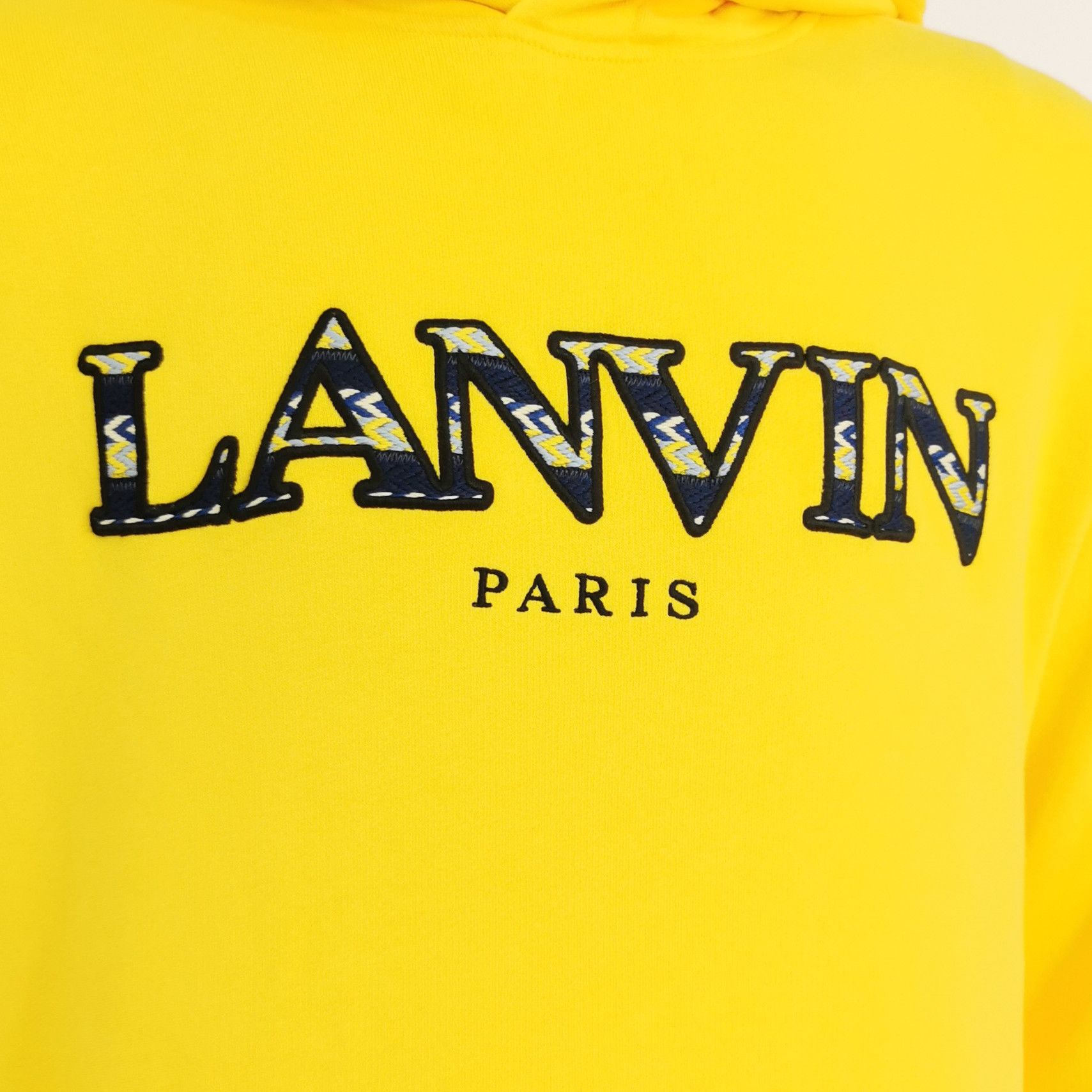 Lanvin Lanvin Yellow Embroidered Logo Hoodie US M Size US M / EU 48-50 / 2 - 3 Thumbnail