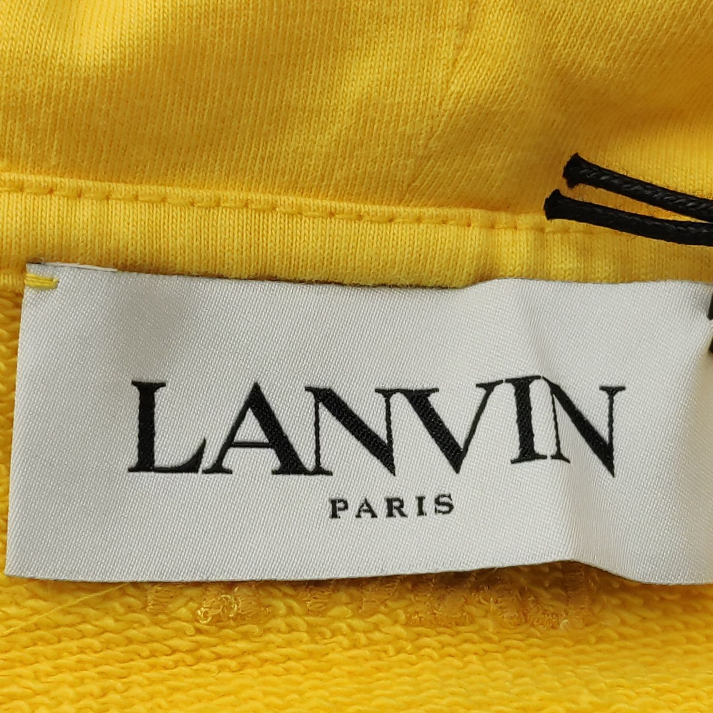 Lanvin Lanvin Yellow Embroidered Logo Hoodie US M Size US M / EU 48-50 / 2 - 5 Thumbnail