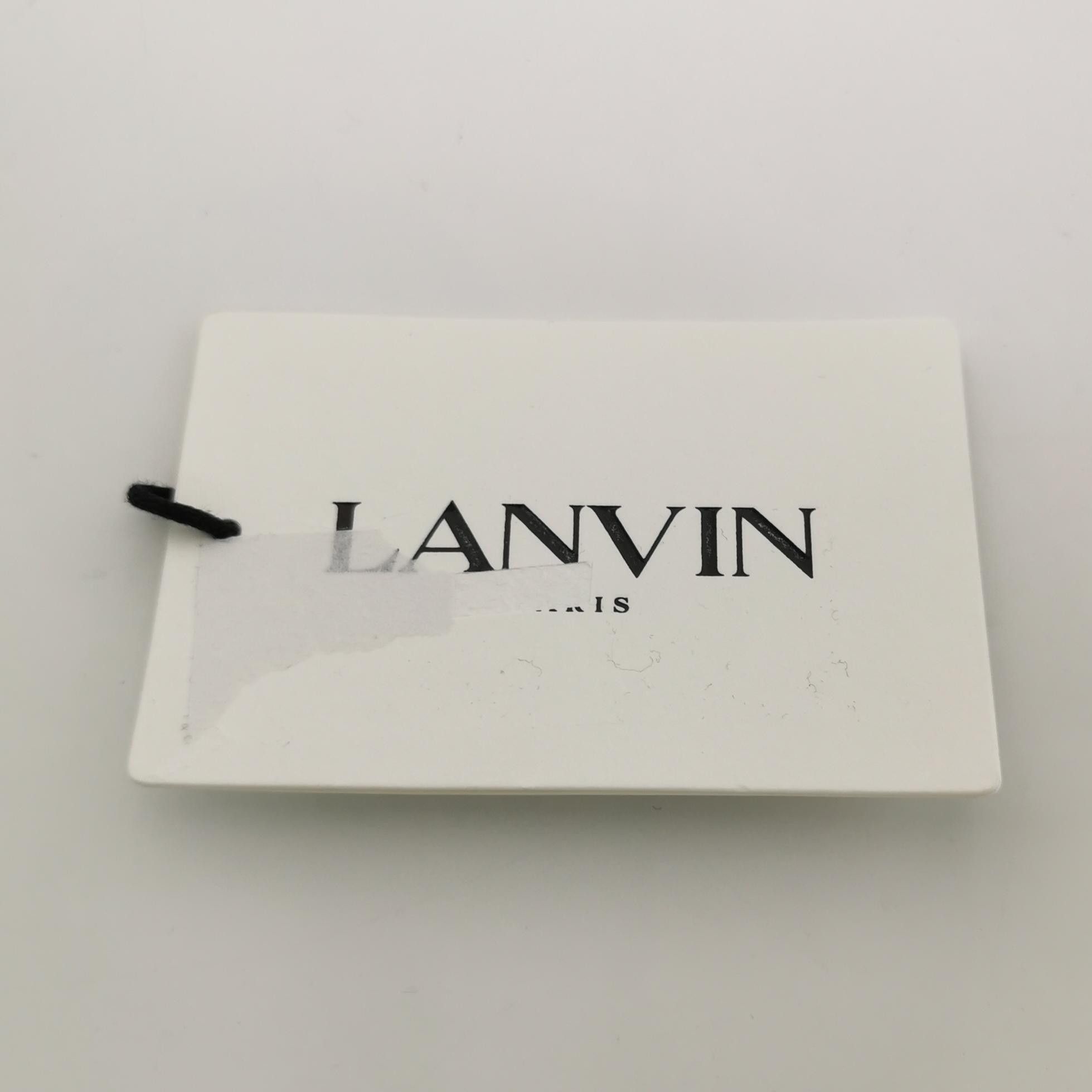 Lanvin Lanvin Logo Embroidered Hoodie US L Size US L / EU 52-54 / 3 - 4 Thumbnail
