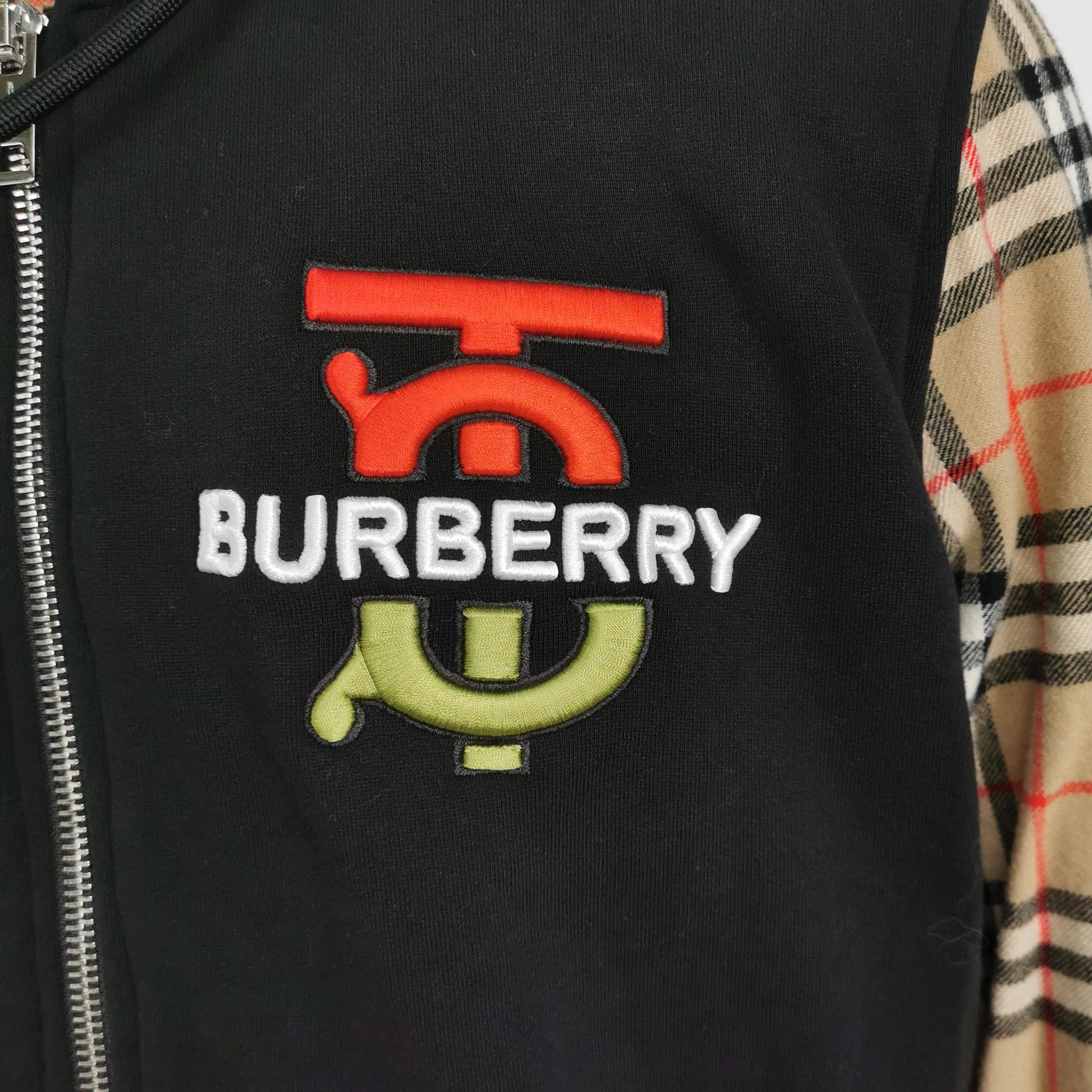Burberry Burberry TB Logo Contrast Check Hooded Jacket Size M Size US M / EU 48-50 / 2 - 3 Thumbnail