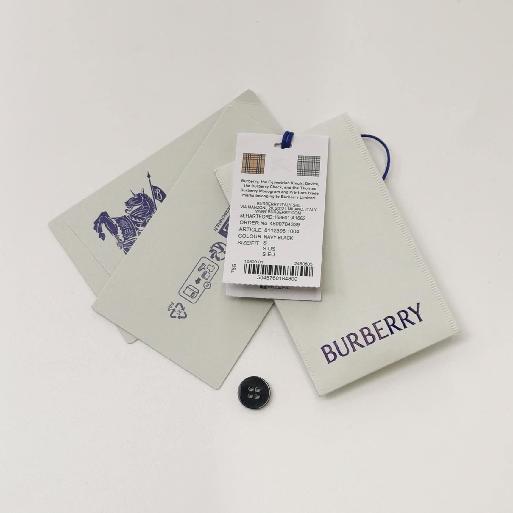 Burberry Burberry Solid Cotton Polo Shirt S Size US S / EU 44-46 / 1 - 3 Thumbnail