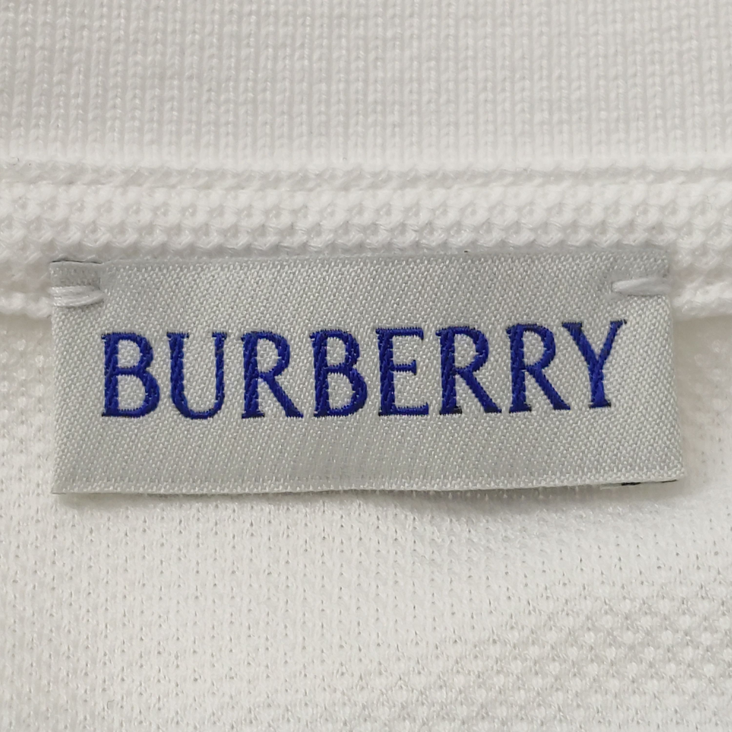 Burberry Burberry White Cotton Polo Shirt Size S Size US S / EU 44-46 / 1 - 4 Thumbnail