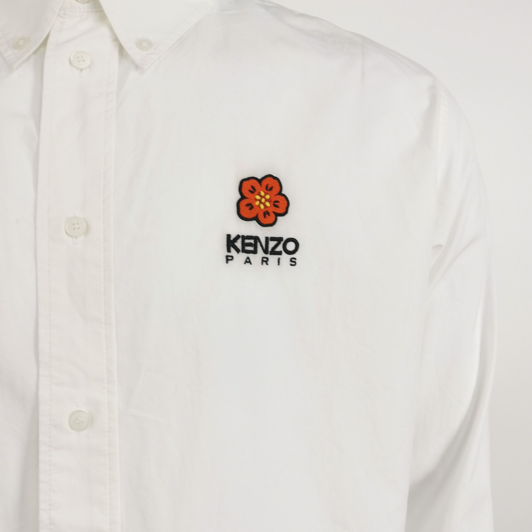 Kenzo Kenzo Boke Flower Embroidered Shirt Size US M Size US M / EU 48-50 / 2 - 3 Thumbnail