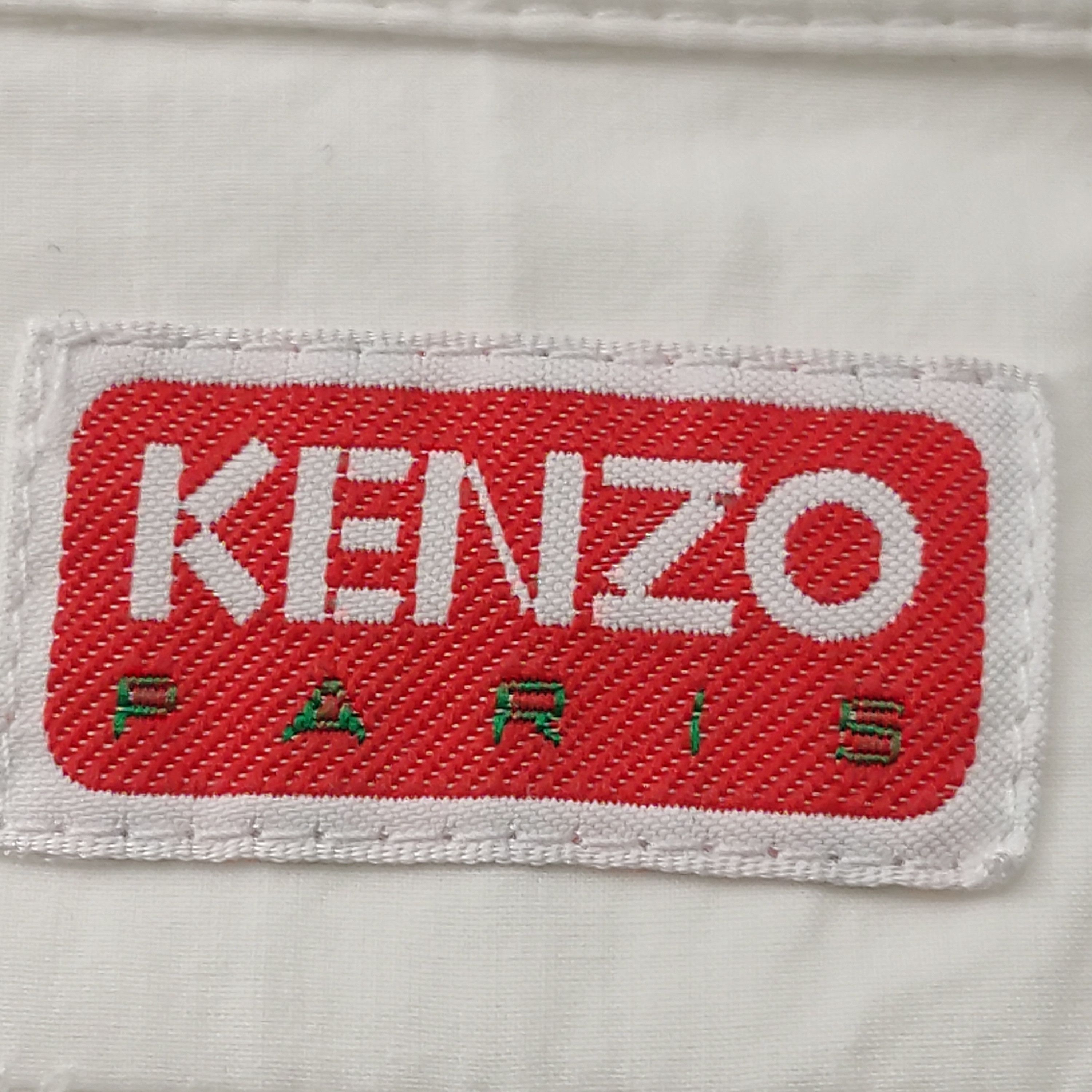 Kenzo Kenzo Boke Flower Embroidered Shirt Size US M Size US M / EU 48-50 / 2 - 5 Thumbnail