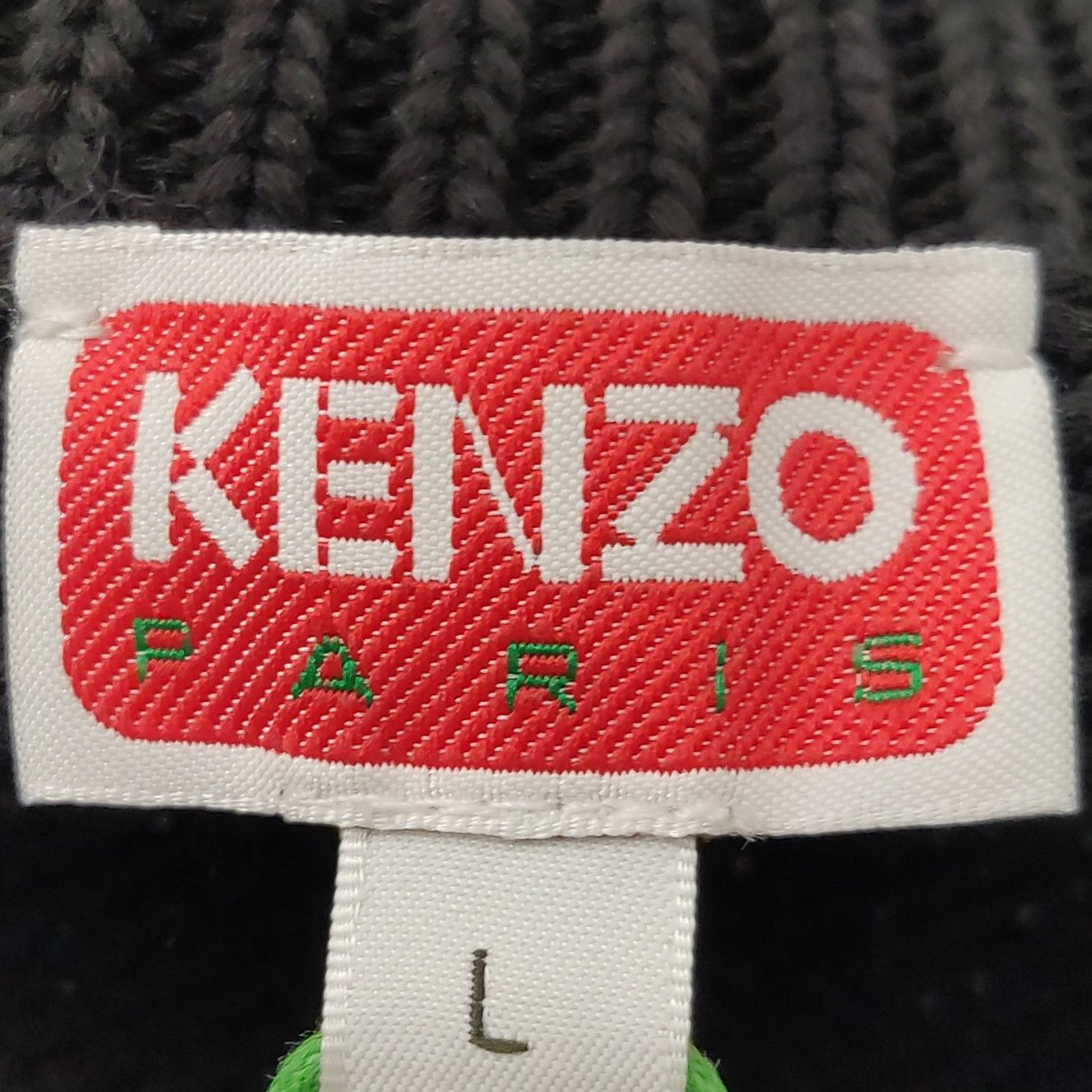 Kenzo Kenzo Logo Cotton Blend Sweater Size L Size US L / EU 52-54 / 3 - 5 Thumbnail