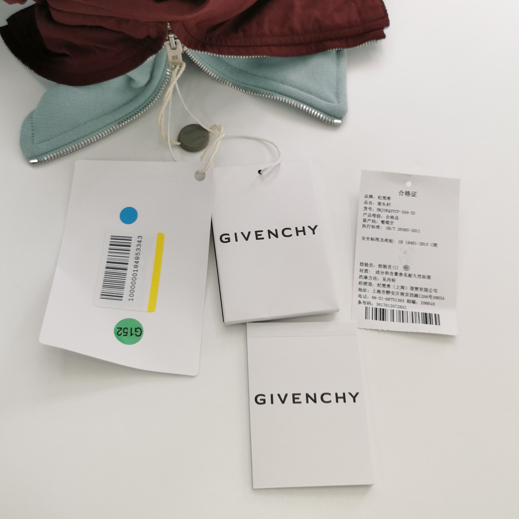 Givenchy Givenchy Logo Contrast Panel Hoodie US XS Size US XS / EU 42 / 0 - 5 Thumbnail