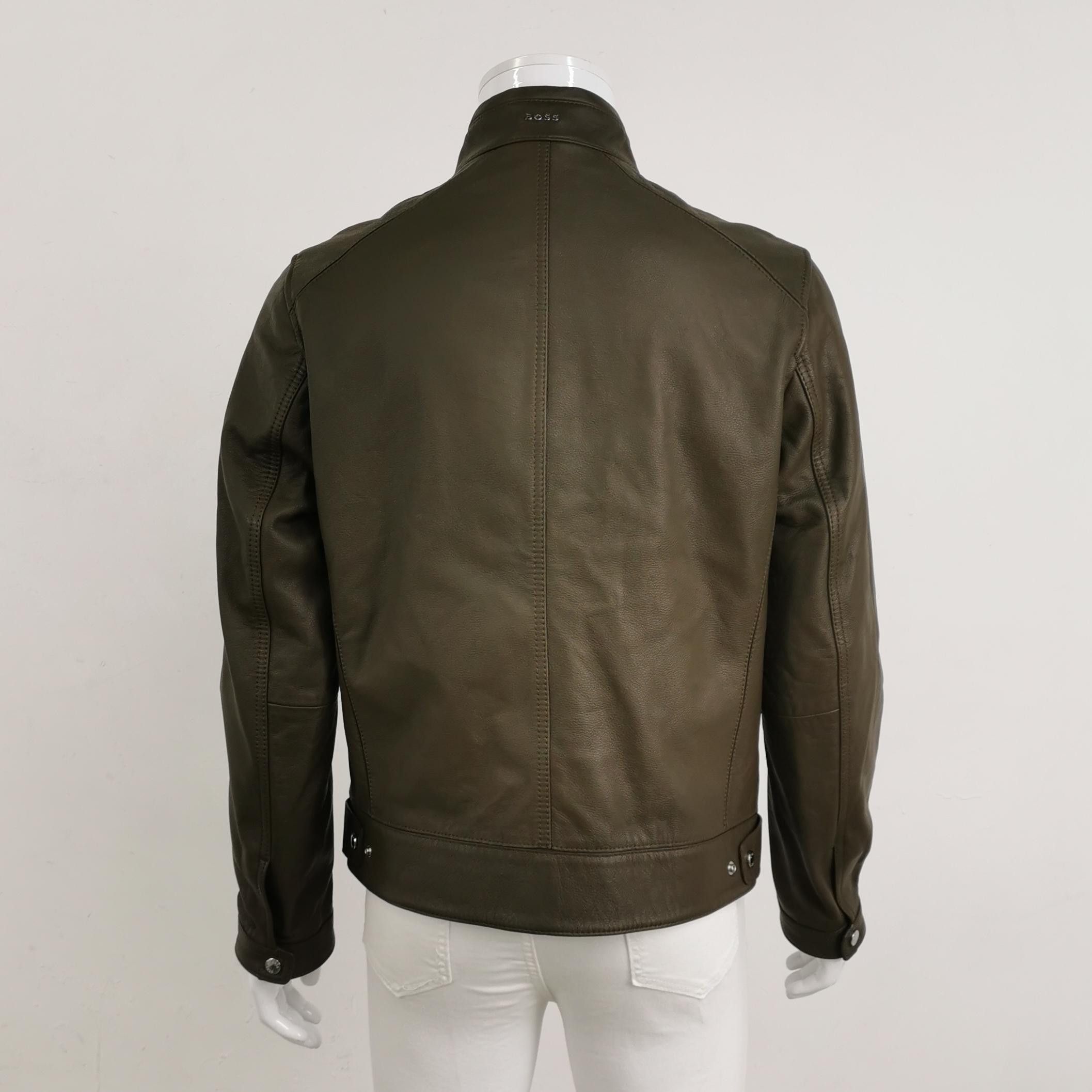 Hugo Boss Hugo Boss Lambskin Leather Jacket US 38 Size US M / EU 48-50 / 2 - 2 Thumbnail