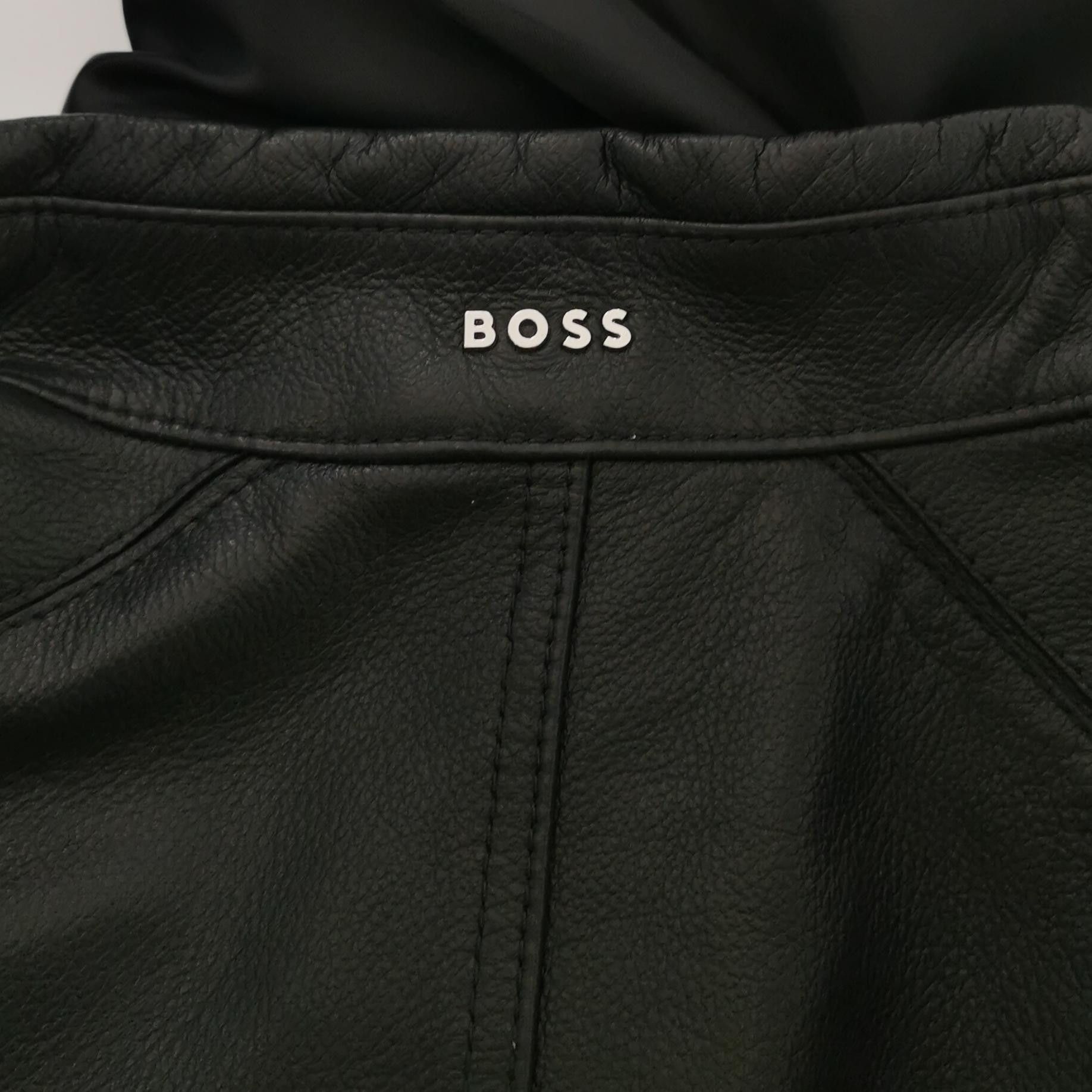 Hugo Boss Hugo Boss Black Lambskin Leather Jacket US 38R Size US M / EU 48-50 / 2 - 3 Thumbnail