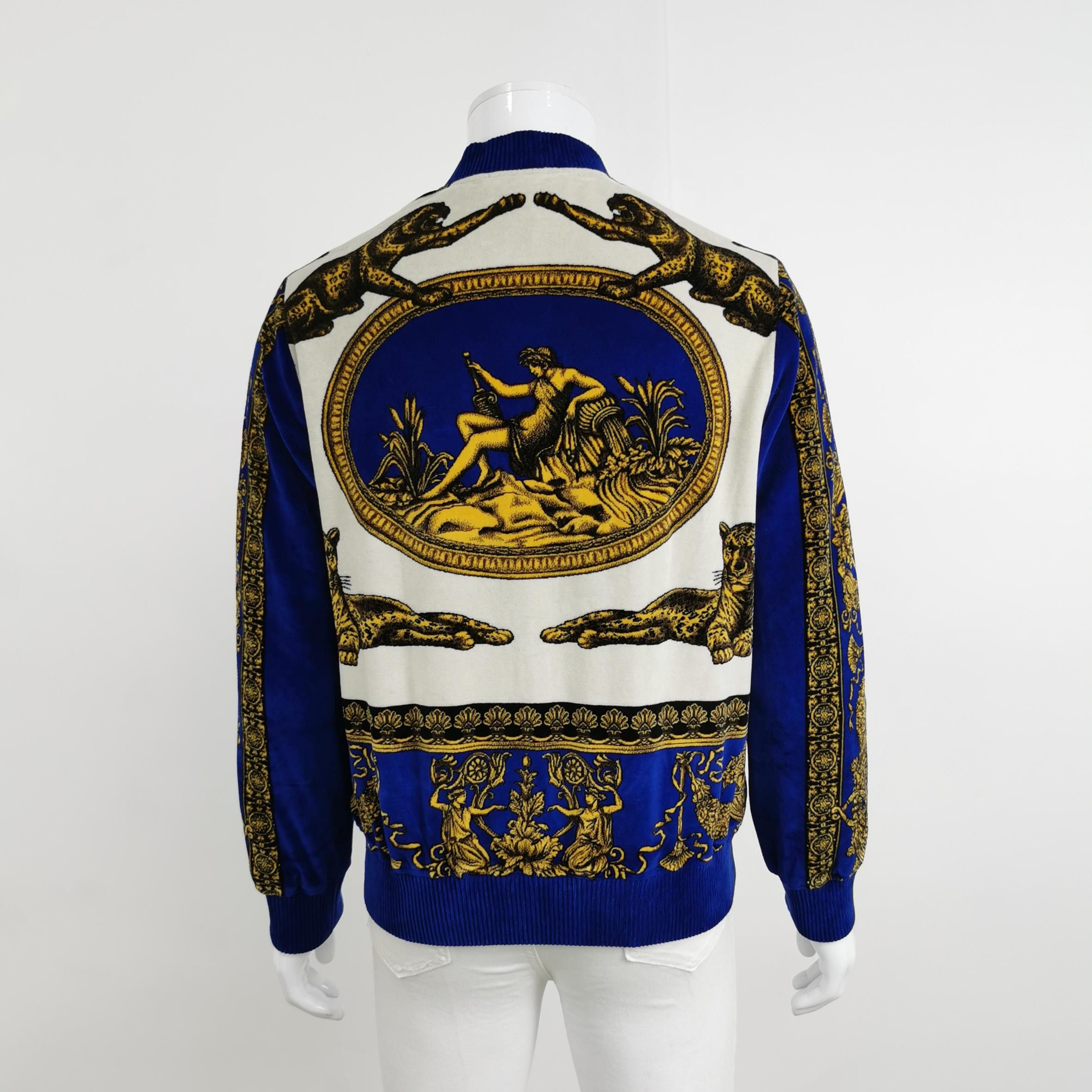 Versace Versace Medusa Leopard Print Bomber Jacket L Size US L / EU 52-54 / 3 - 2 Thumbnail