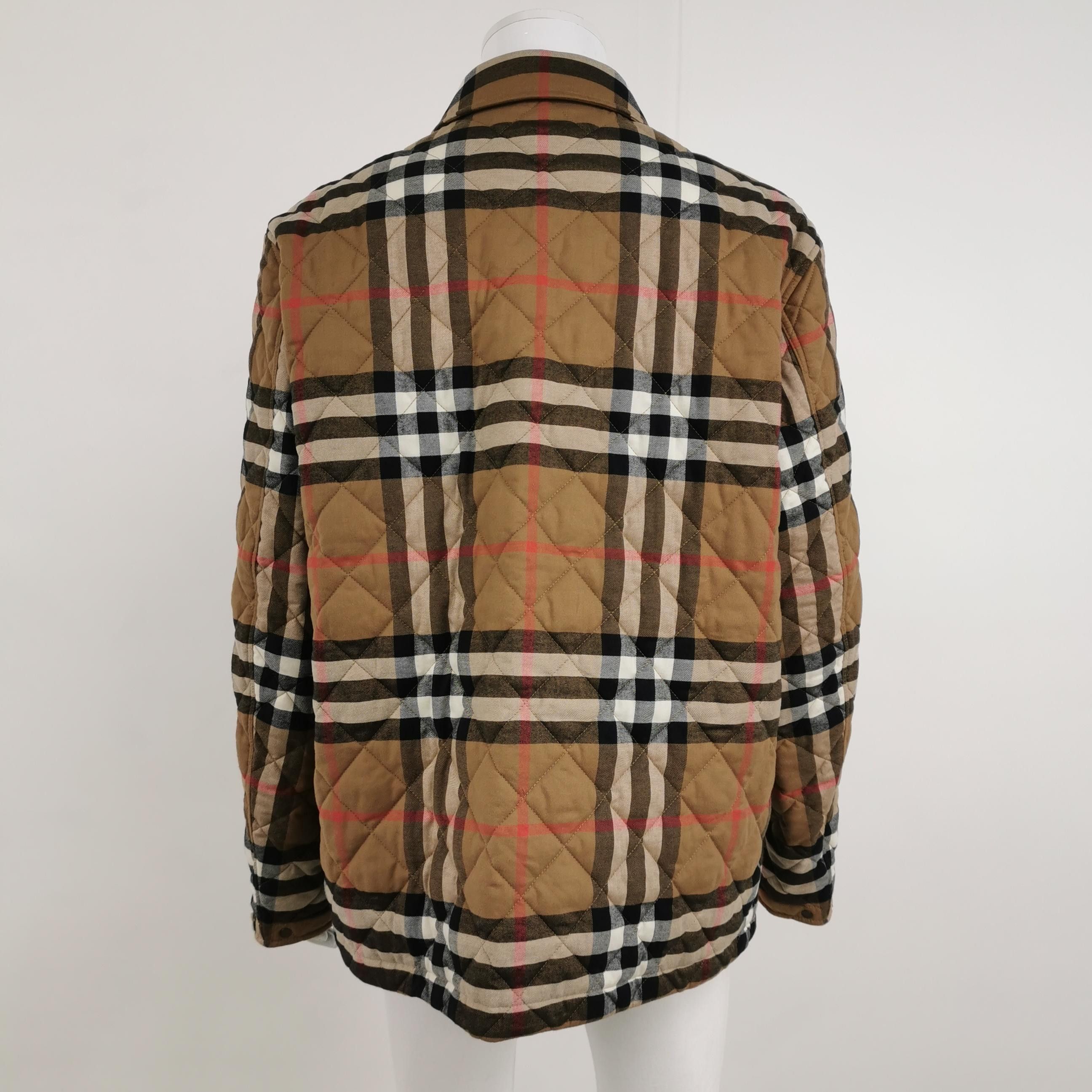 Burberry Burberry Quilted Contrast Check Jacket XXL Size US XXL / EU 58 / 5 - 2 Thumbnail