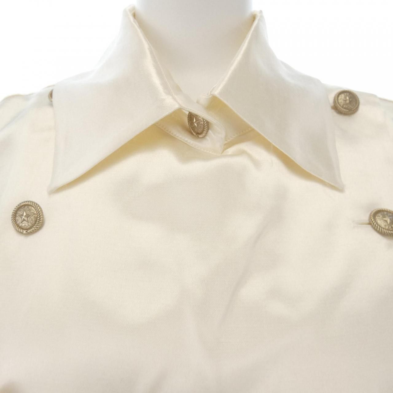Chanel Chanel Chanel Silk Shirt Textile Tops P49439V36305 DUTY FREE for USA Size ONE SIZE - 5 Thumbnail
