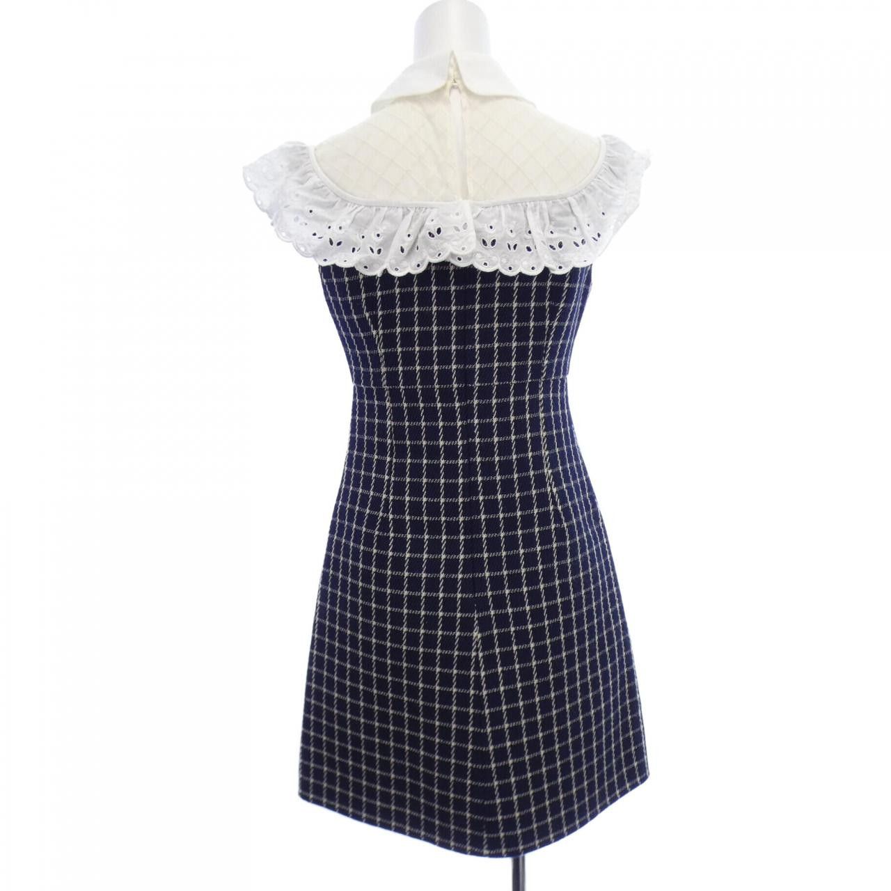 Miu Miu Miu Miu Miu Miu Dress Textile Dresses MF3887 1XEK DUTY FREE for USA Size ONE SIZE - 2 Thumbnail