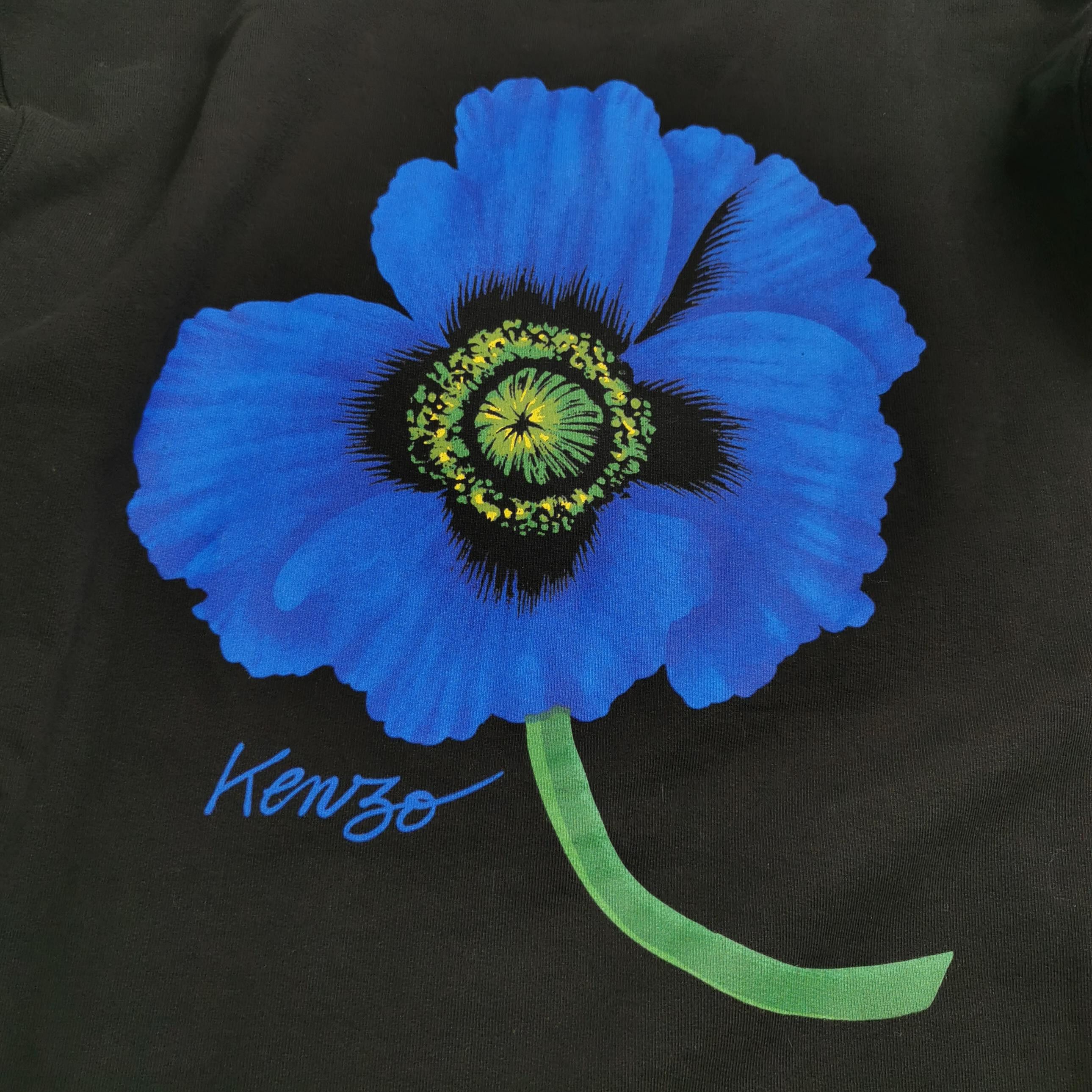 Kenzo Kenzo Poppy Print Crewneck Sweatshirt Size M Size US M / EU 48-50 / 2 - 4 Thumbnail