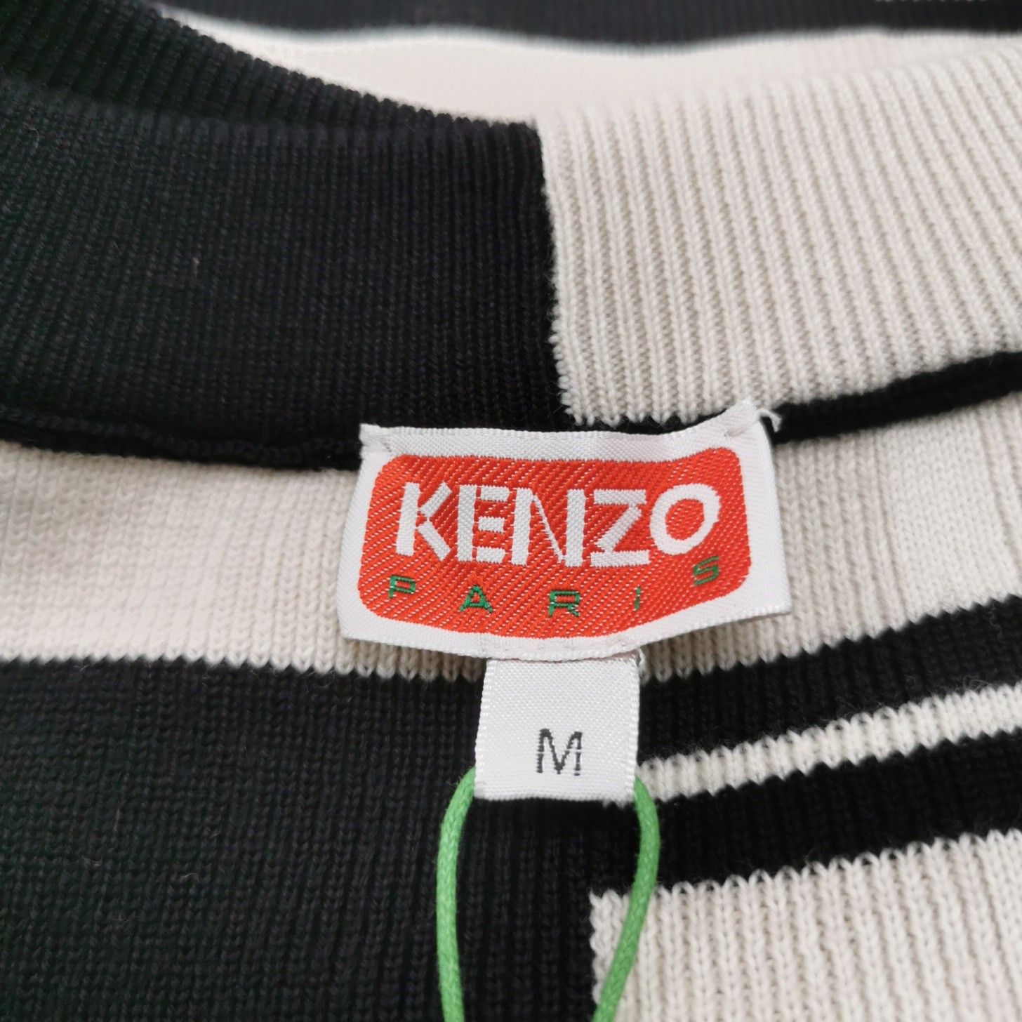 Kenzo Kenzo Split Striped Wool Cotton Sweater Size M Size US M / EU 48-50 / 2 - 7 Thumbnail