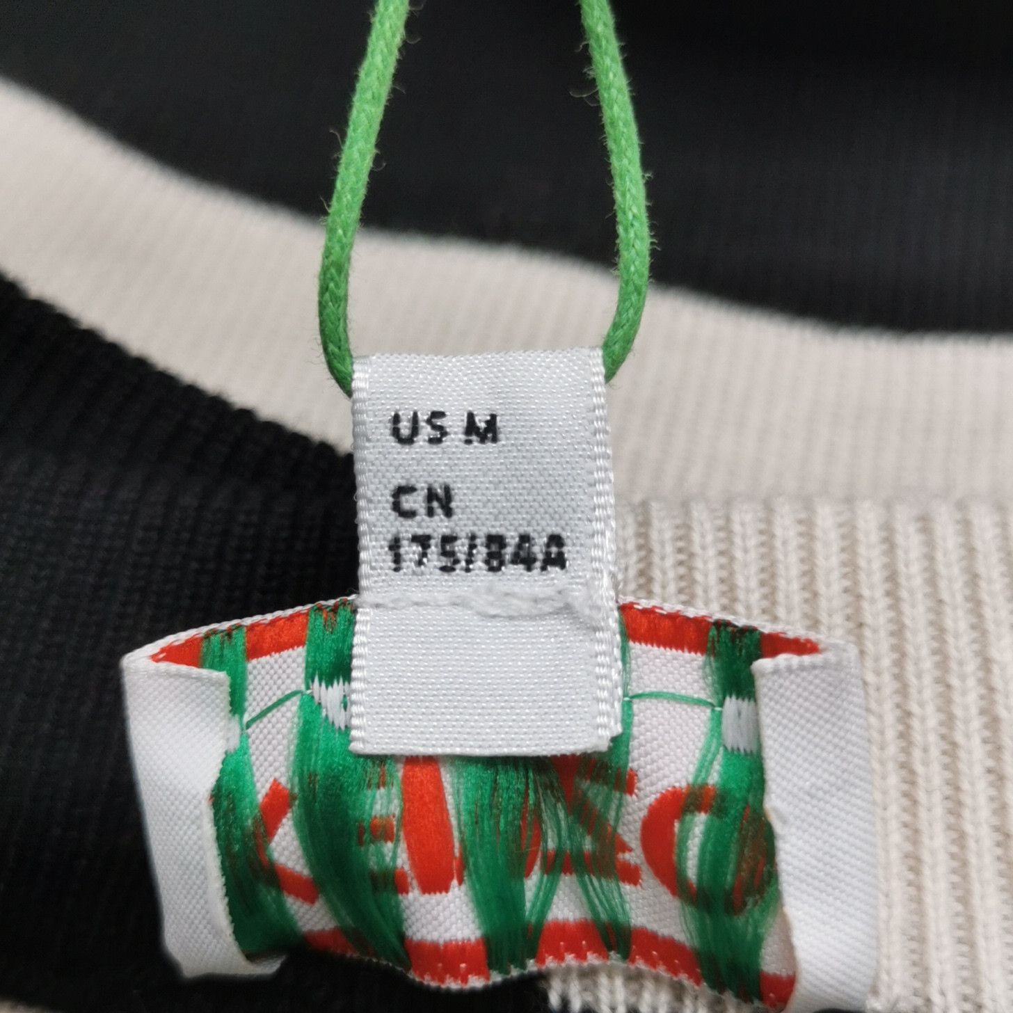 Kenzo Kenzo Split Striped Wool Cotton Sweater Size M Size US M / EU 48-50 / 2 - 6 Thumbnail