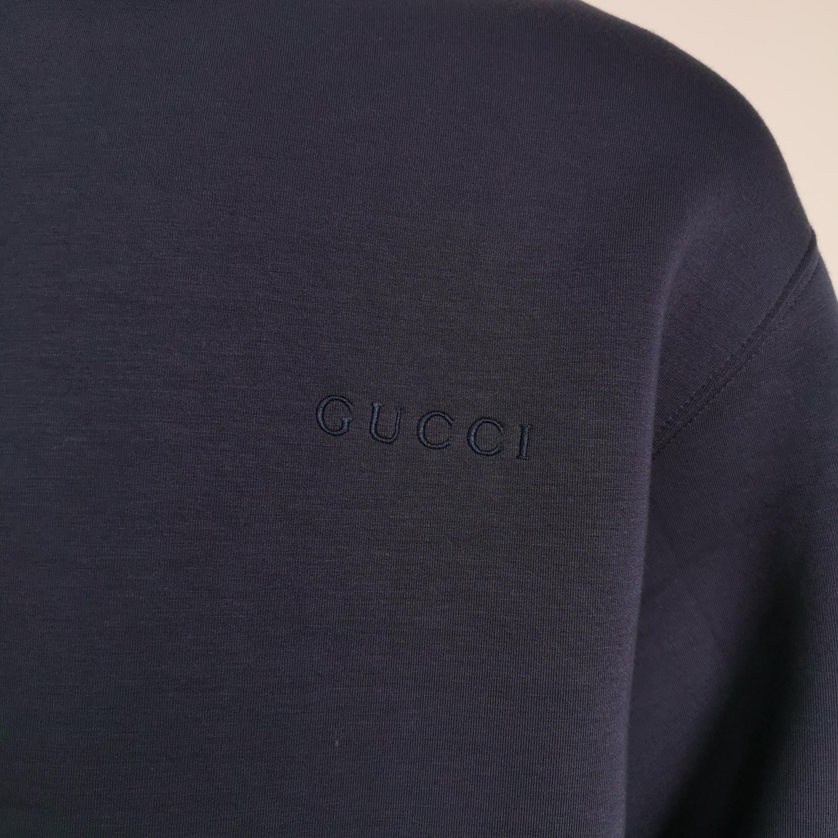 Gucci Gucci Embroidered Logo Crewneck Sweatshirt XL Size US XL / EU 56 / 4 - 3 Thumbnail