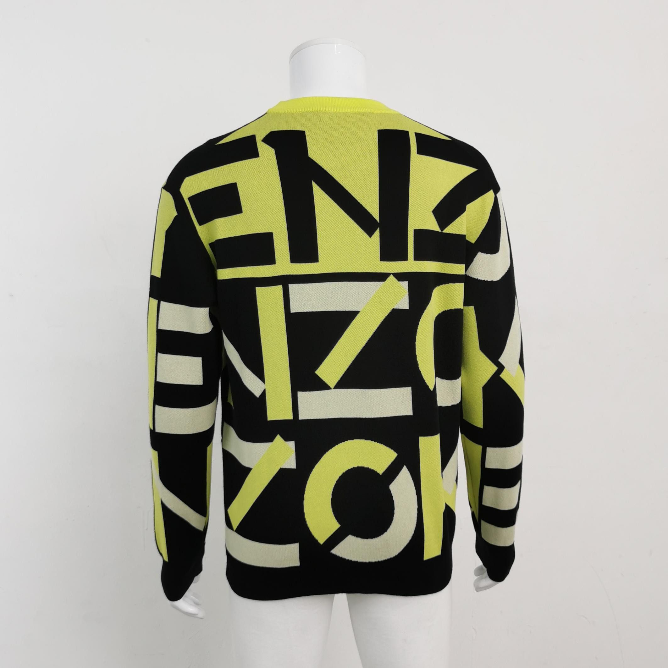 Kenzo Kenzo Allover Logo Knit Sweater Size L Size US L / EU 52-54 / 3 - 2 Thumbnail